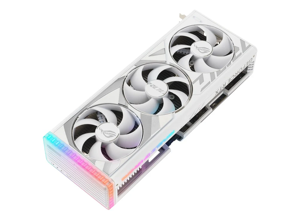 Asus ROG Strix GeForce RTX 4080 OC 16GB GDDR6X Gaming Graphics Card (White) - Image 7