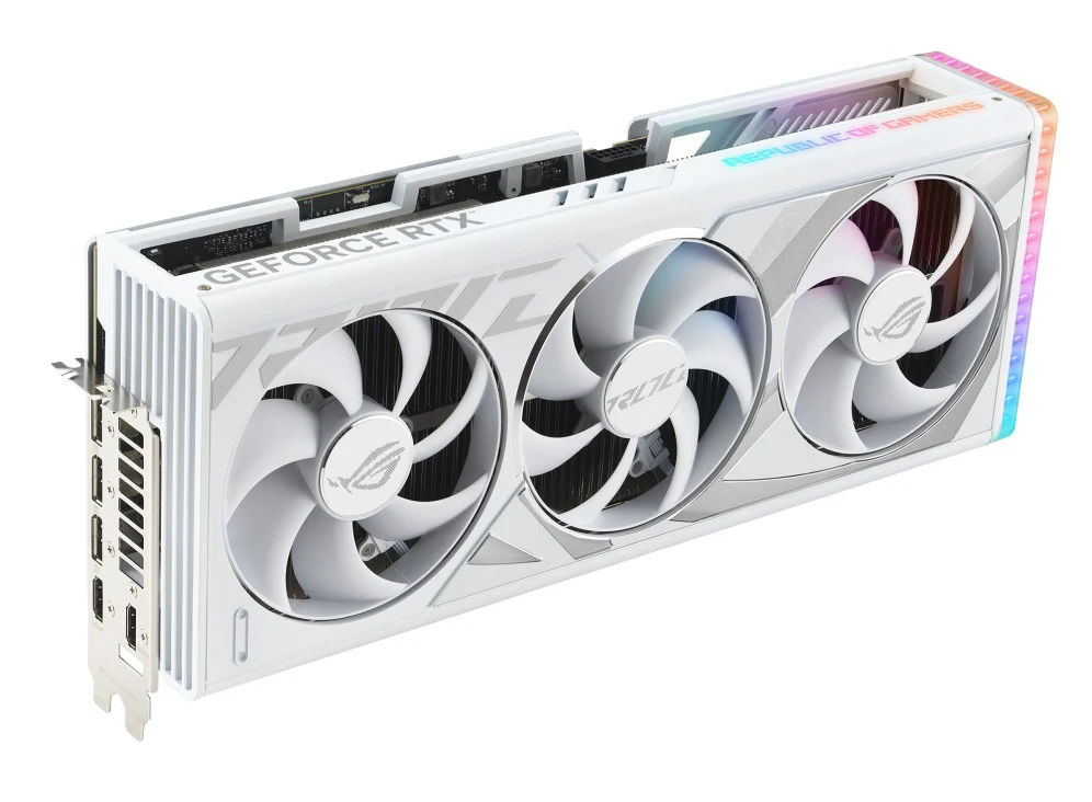 Asus ROG Strix GeForce RTX 4080 OC 16GB GDDR6X Gaming Graphics Card (White) - Image 9