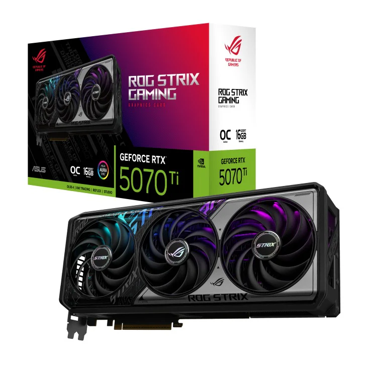 Asus ROG Strix GeForce RTX 5070 Ti OC 16GB GDDR7 Gaming Graphics Card - Image 12