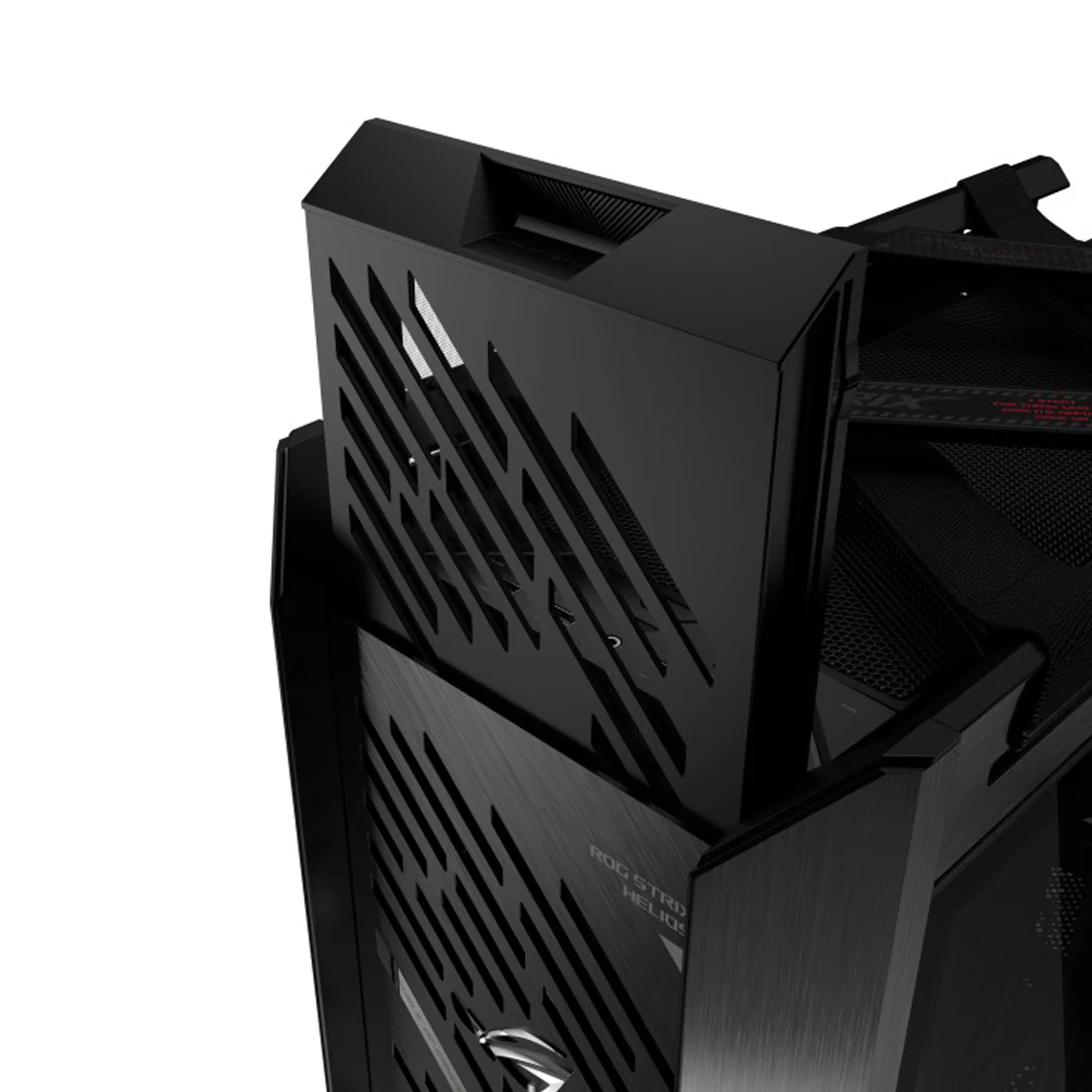 Asus ROG Strix Helios II GX601S EATX Mid-Tower PC Gaming Case with Dual Tempered Glass Side Panels (Black, White) - Image 10