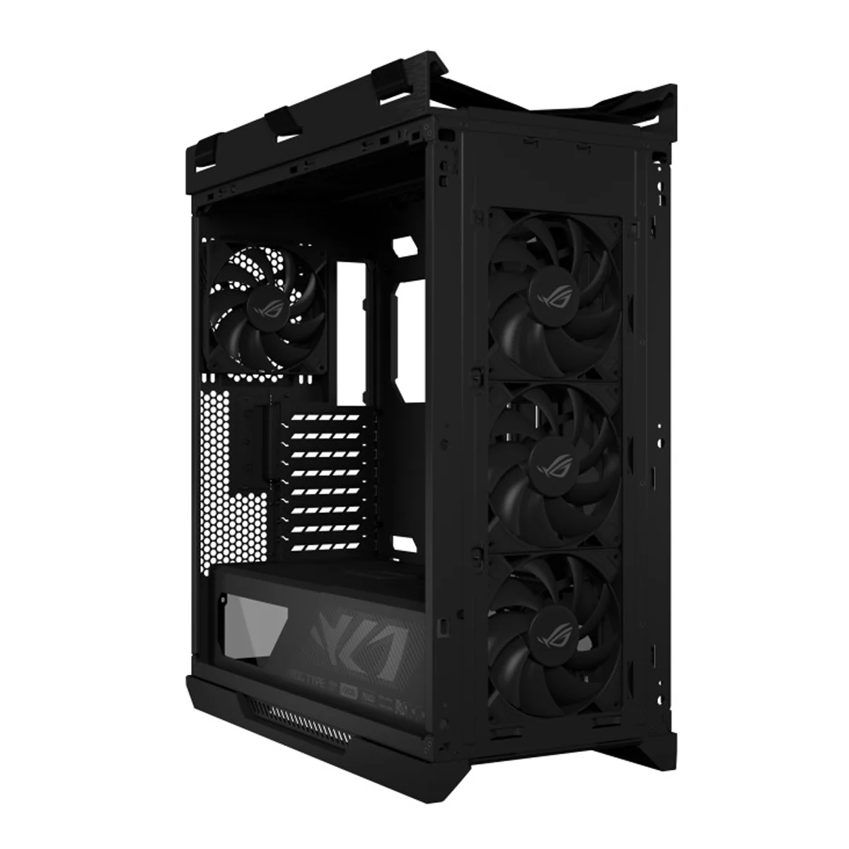 Asus ROG Strix Helios II GX601S EATX Mid-Tower PC Gaming Case with Dual Tempered Glass Side Panels (Black, White) - Image 11