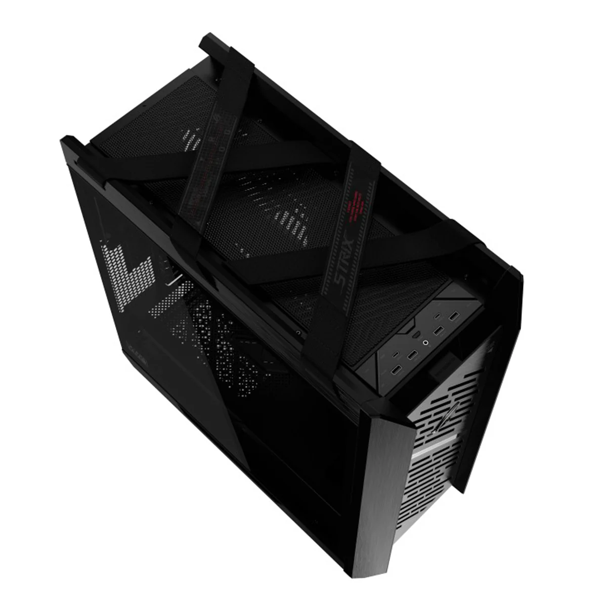 Asus ROG Strix Helios II GX601S EATX Mid-Tower PC Gaming Case with Dual Tempered Glass Side Panels (Black, White) - Image 13