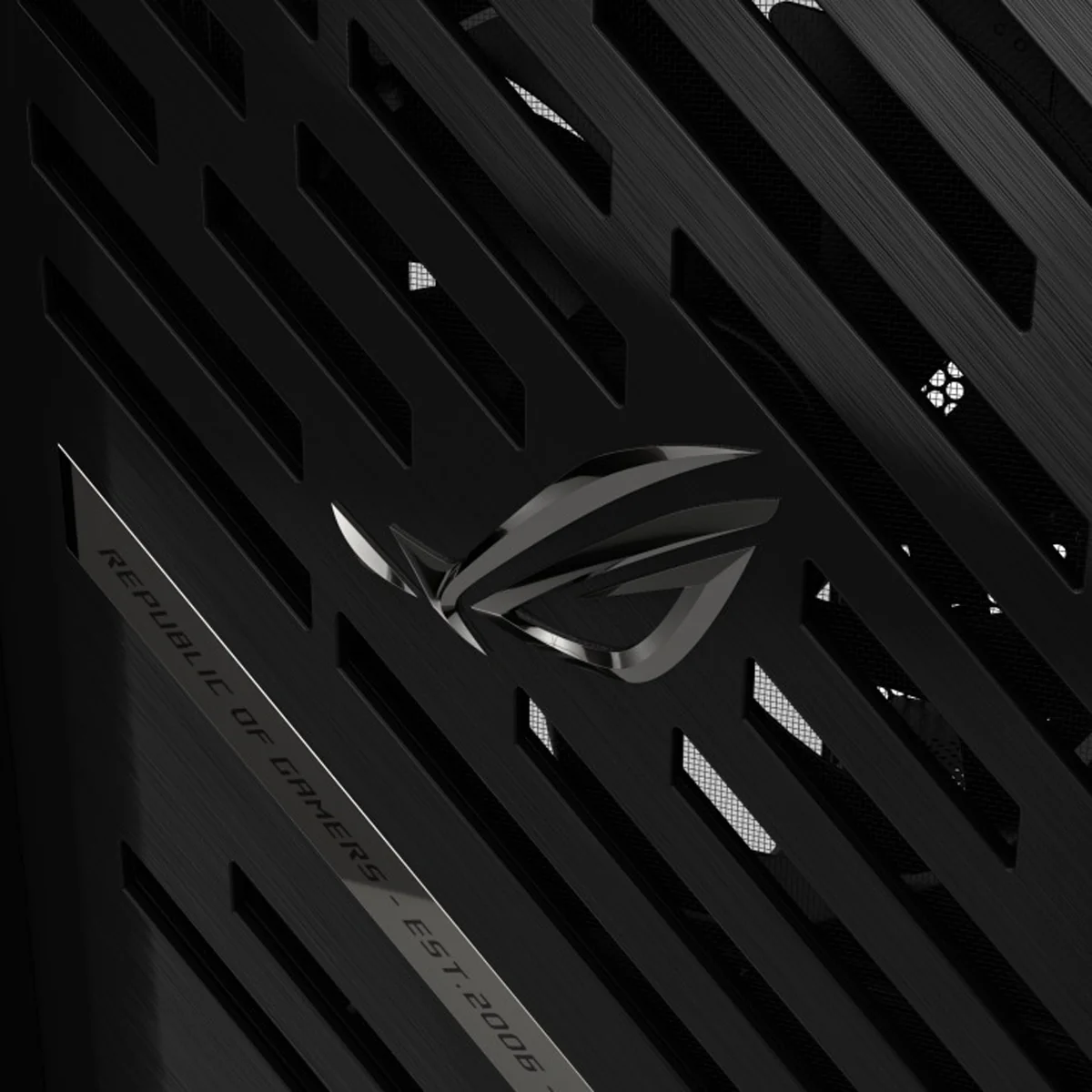 Asus ROG Strix Helios II GX601S EATX Mid-Tower PC Gaming Case with Dual Tempered Glass Side Panels (Black, White) - Image 16