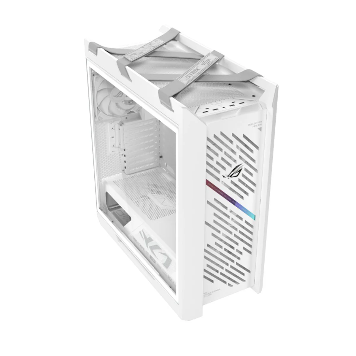 Asus ROG Strix Helios II GX601S EATX Mid-Tower PC Gaming Case with Dual Tempered Glass Side Panels (Black, White) - Image 25