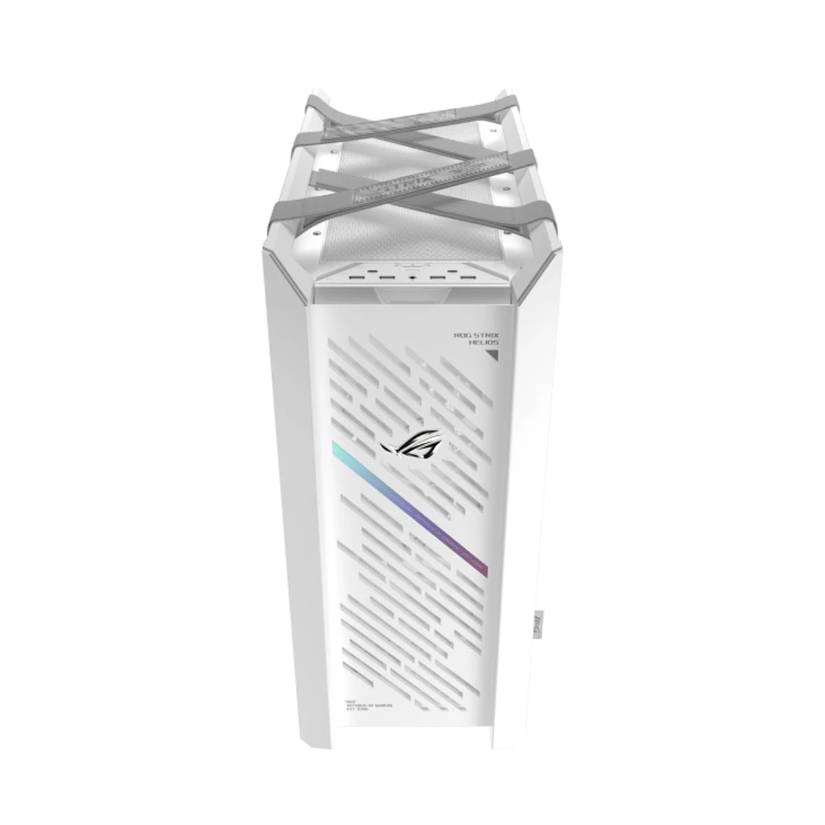 Asus ROG Strix Helios II GX601S EATX Mid-Tower PC Gaming Case with Dual Tempered Glass Side Panels (Black, White) - Image 27