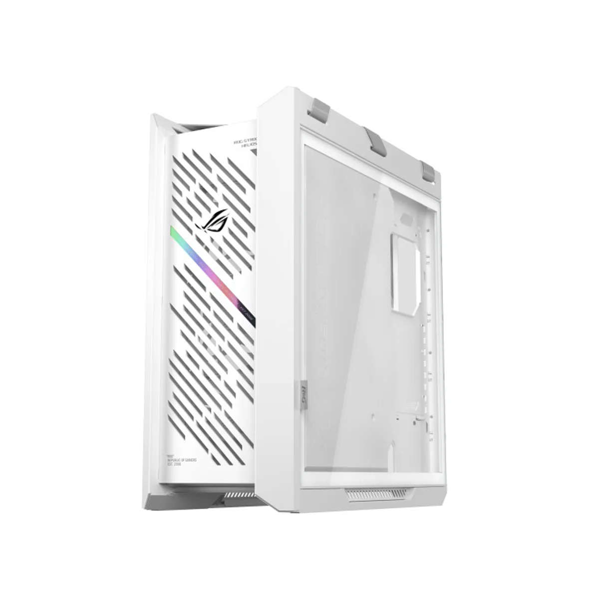Asus ROG Strix Helios II GX601S EATX Mid-Tower PC Gaming Case with Dual Tempered Glass Side Panels (Black, White) - Image 28