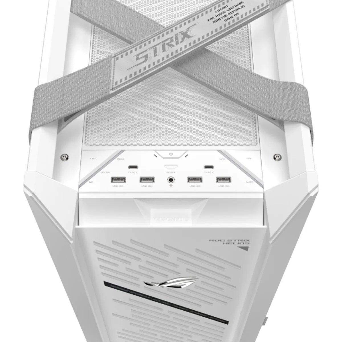 Asus ROG Strix Helios II GX601S EATX Mid-Tower PC Gaming Case with Dual Tempered Glass Side Panels (Black, White) - Image 33