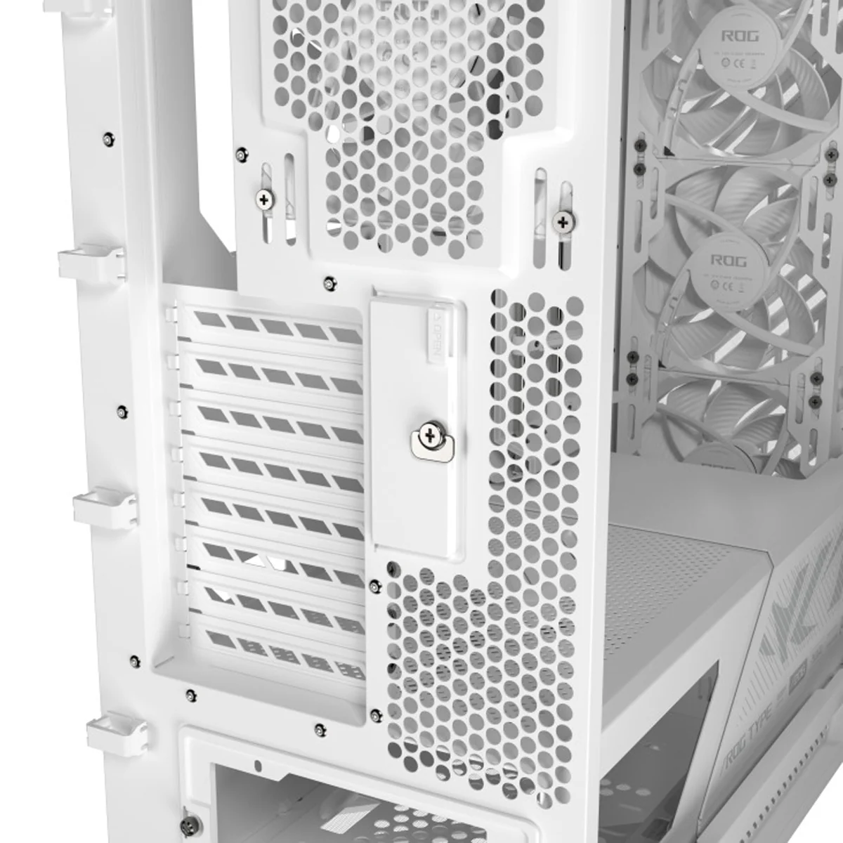 Asus ROG Strix Helios II GX601S EATX Mid-Tower PC Gaming Case with Dual Tempered Glass Side Panels (Black, White) - Image 39