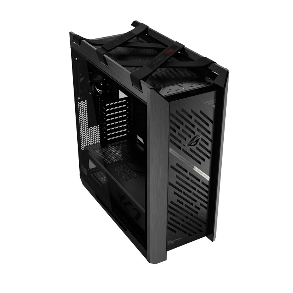 Asus ROG Strix Helios II GX601S EATX Mid-Tower PC Gaming Case with Dual Tempered Glass Side Panels (Black, White) - Image 4