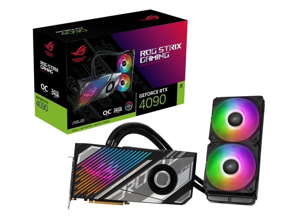 Asus ROG Strix LC GeForce RTX 4090 OC 24GB GDDR6X Gaming Graphics Card - Image 14
