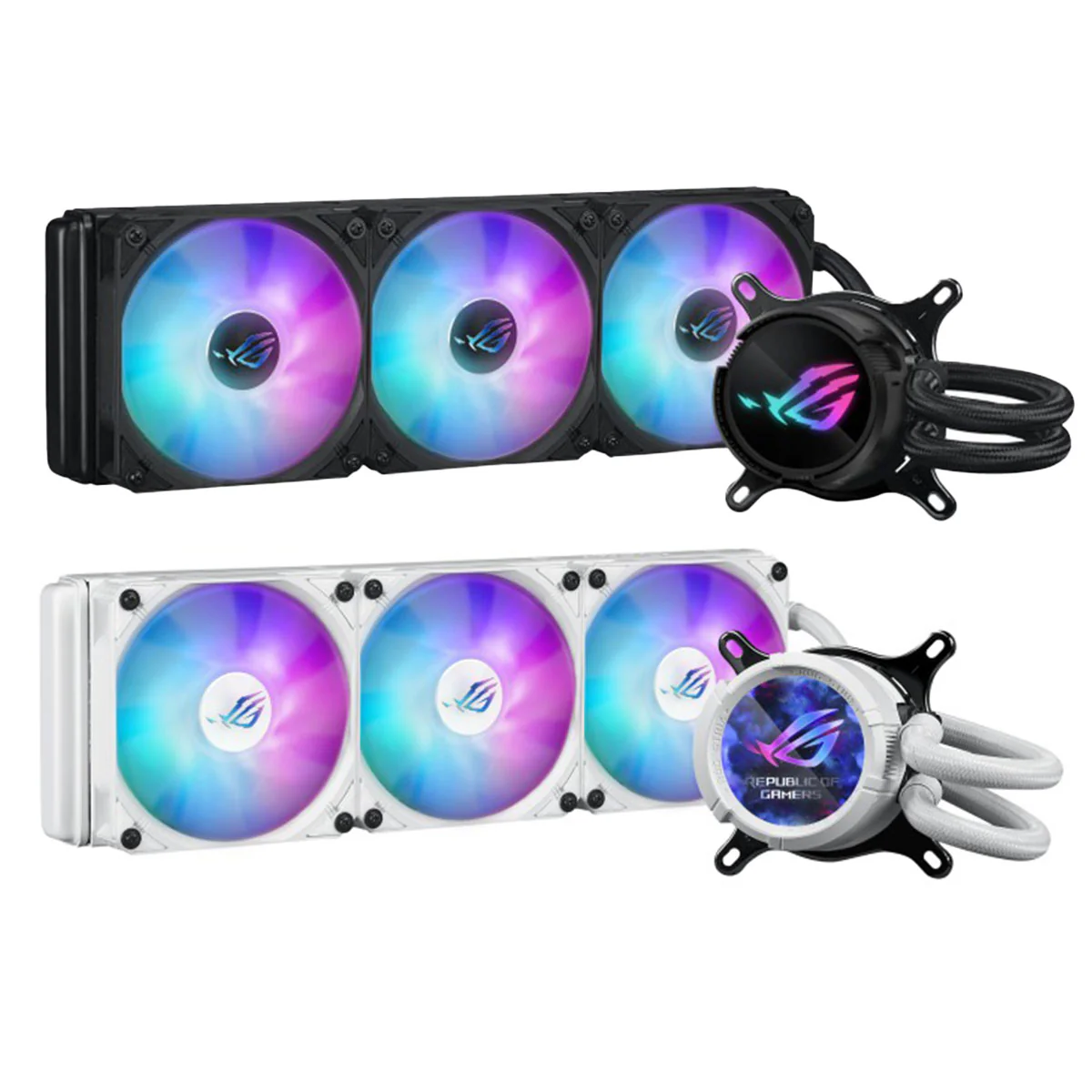 Asus ROG Strix LC III 360 ARGB LCD CPU Liquid Cooler (Black, White)