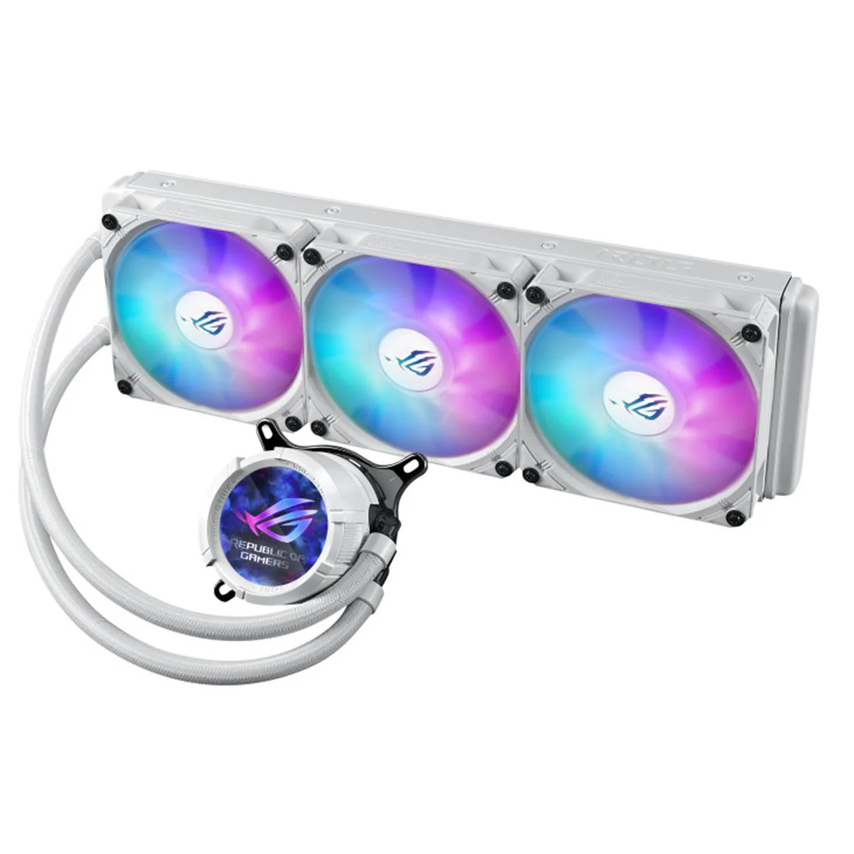 Asus ROG Strix LC III 360 ARGB LCD CPU Liquid Cooler (Black, White) - Image 12