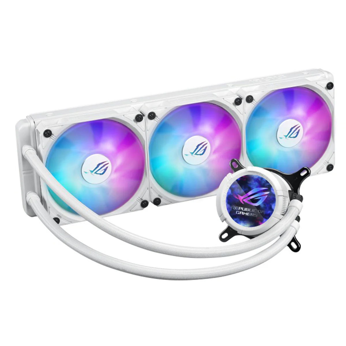 Asus ROG Strix LC III 360 ARGB LCD CPU Liquid Cooler (Black, White) - Image 13