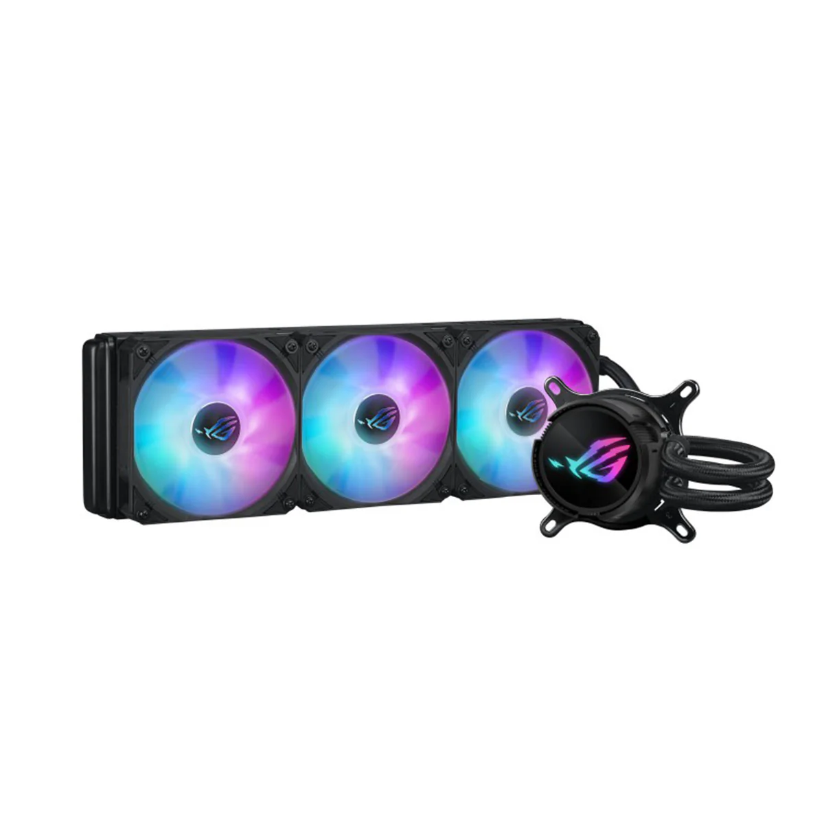 Asus ROG Strix LC III 360 ARGB LCD CPU Liquid Cooler (Black, White) - Image 2