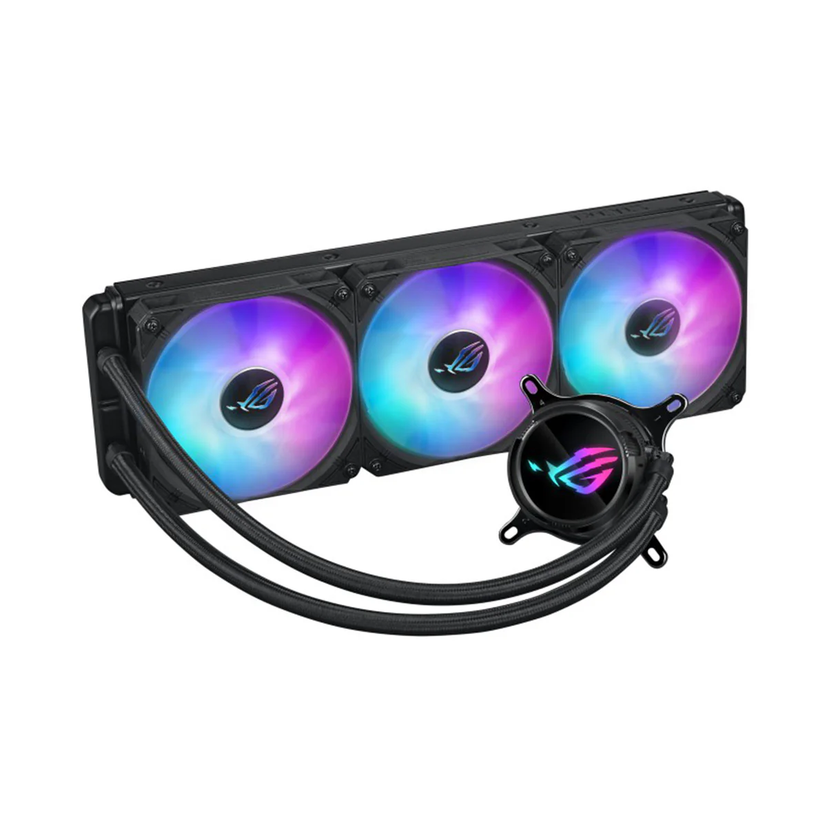 Asus ROG Strix LC III 360 ARGB LCD CPU Liquid Cooler (Black, White) - Image 3
