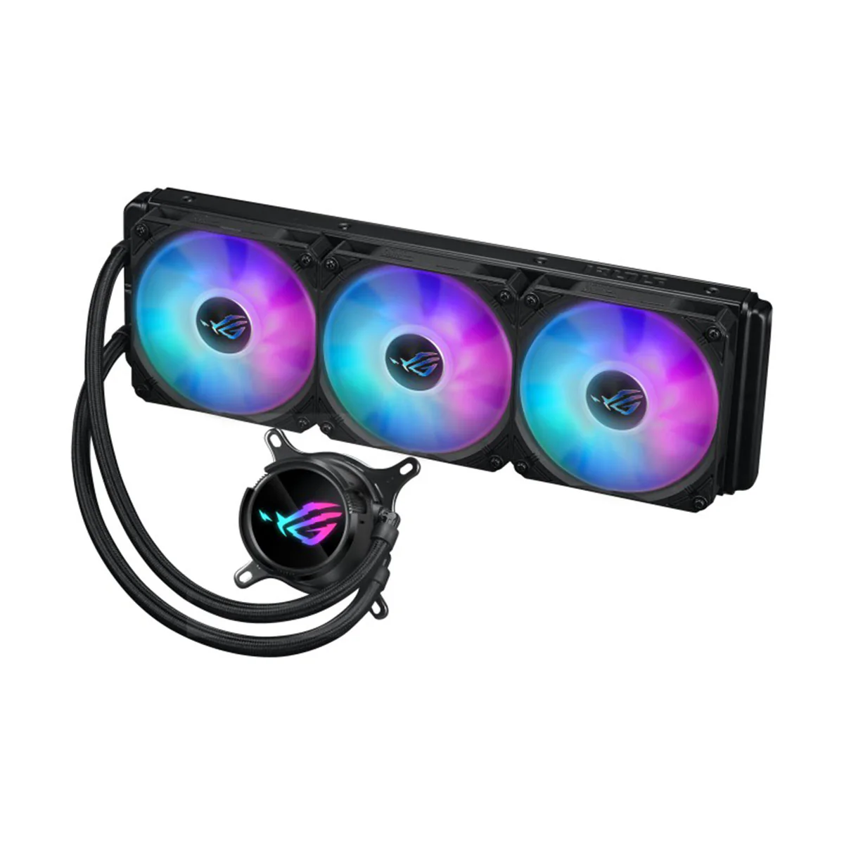 Asus ROG Strix LC III 360 ARGB LCD CPU Liquid Cooler (Black, White) - Image 4