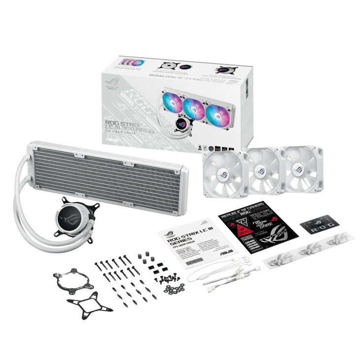 Asus ROG Strix LC III 360 RGB CPU Liquid Cooler (Black, White) - Image 17