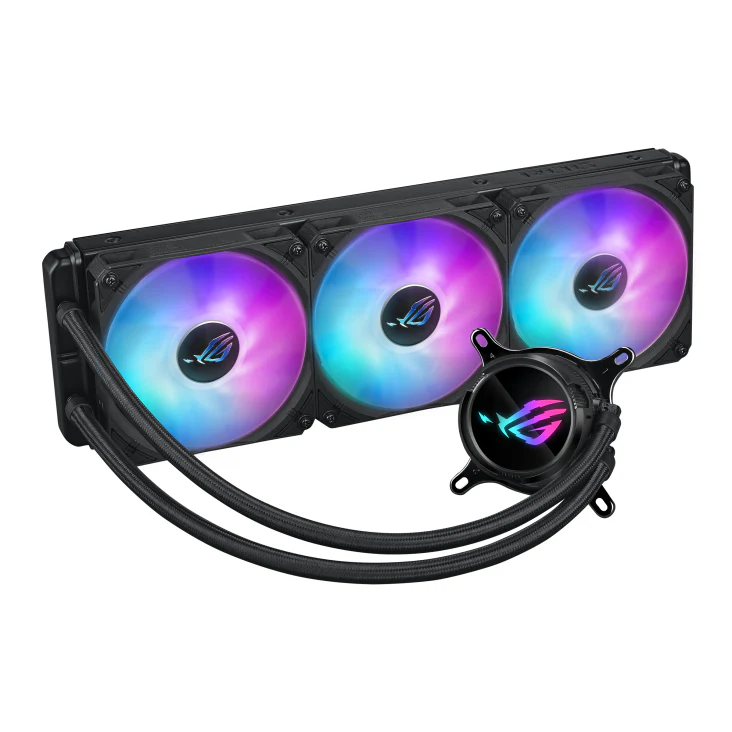 Asus ROG Strix LC III 360 RGB CPU Liquid Cooler (Black, White) - Image 4