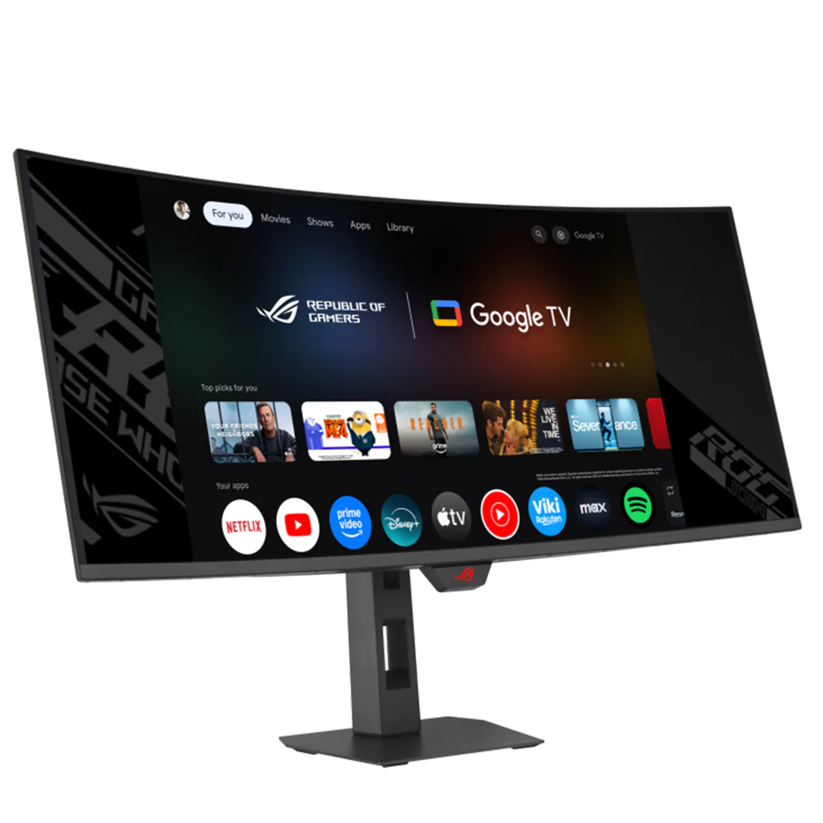 ASUS ROG Strix OLED XG34WCDMTG 34" WQHD (3440x1440) 240Hz 0.03ms GTG QD-OLED Curved Gaming Monitor with Tilt, Height & Swivel Adjustment - Image 4