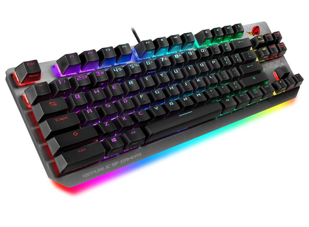 Asus ROG Strix Scope TKL Mechanical Gaming Keyboard (Cherry MX RGB Blue Switches) - Image 3