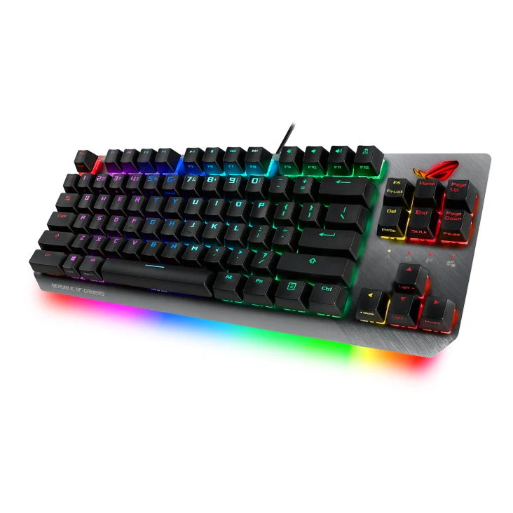 Asus ROG Strix Scope TKL Mechanical Gaming Keyboard (Cherry MX RGB Blue Switches) - Image 4