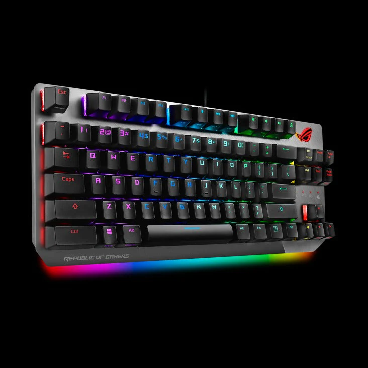 Asus ROG Strix Scope TKL Mechanical Gaming Keyboard (Cherry MX RGB Blue Switches) - Image 6