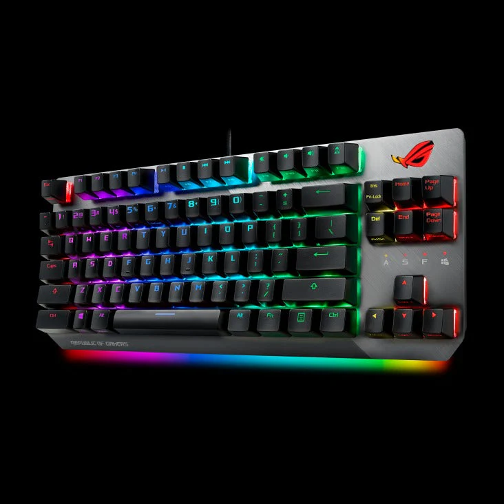 Asus ROG Strix Scope TKL Mechanical Gaming Keyboard (Cherry MX RGB Blue Switches) - Image 7