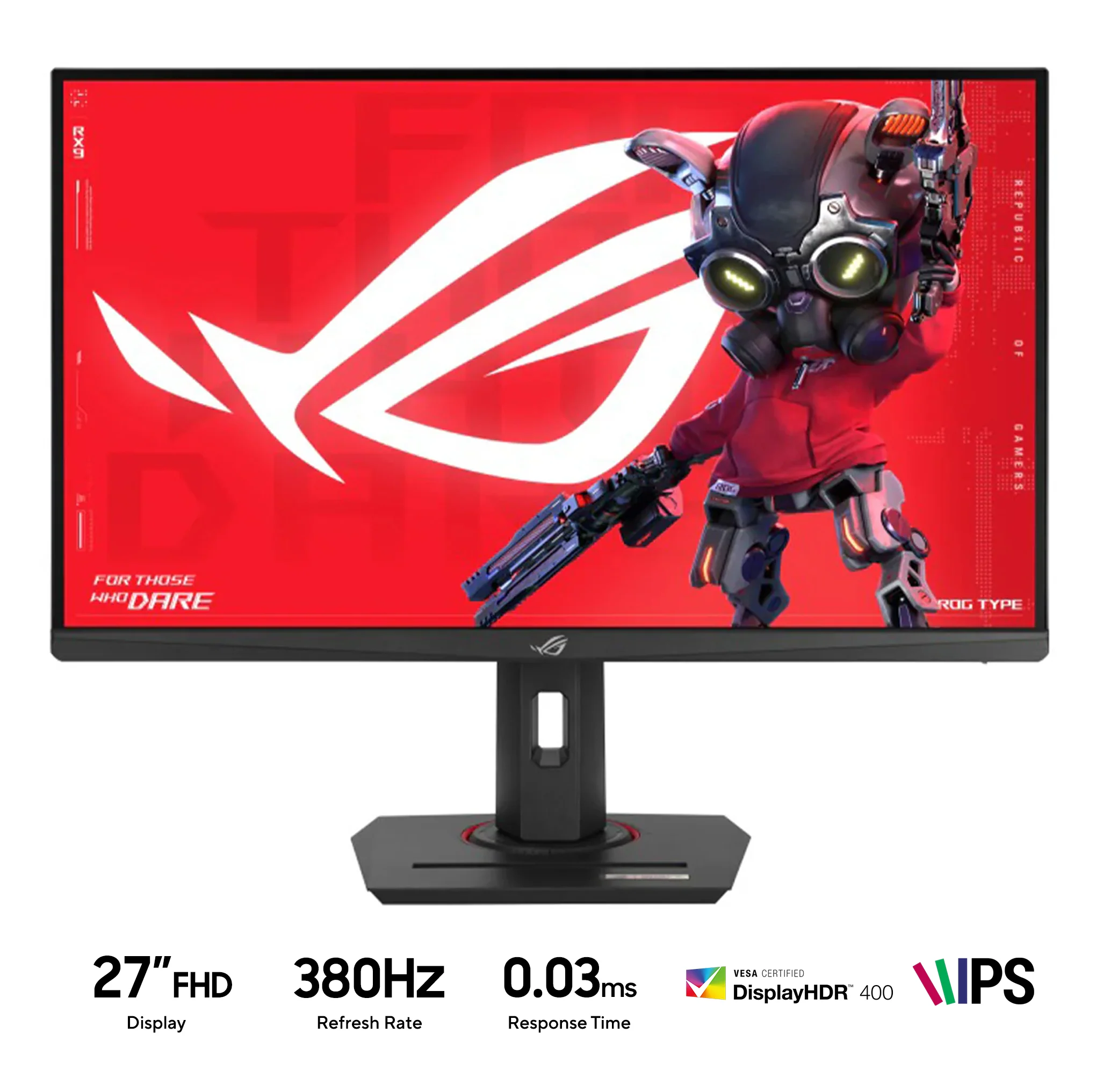 Asus ROG Strix XG279CNS 27" FHD (1920x1080) 380Hz 0.03ms GTG IPS Gaming Monitor