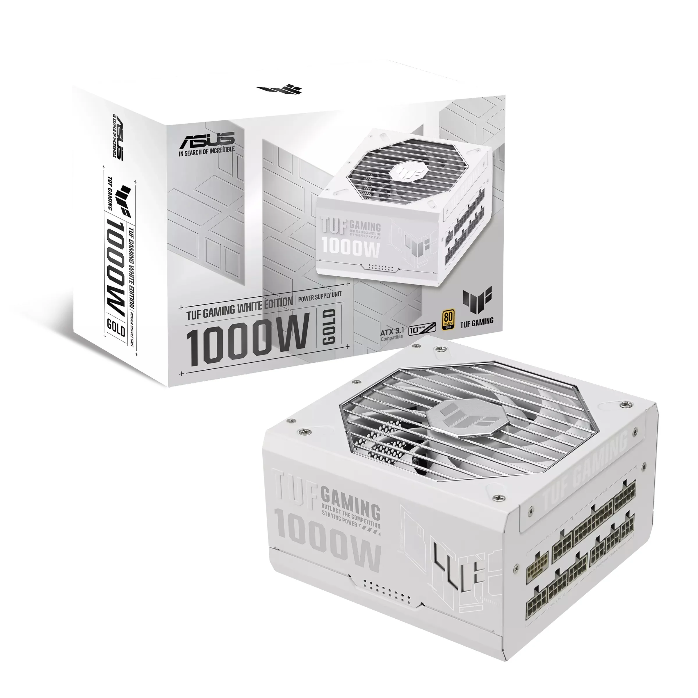Asus TUF Gaming 1000W Gold Power Supply (White) - Image 12