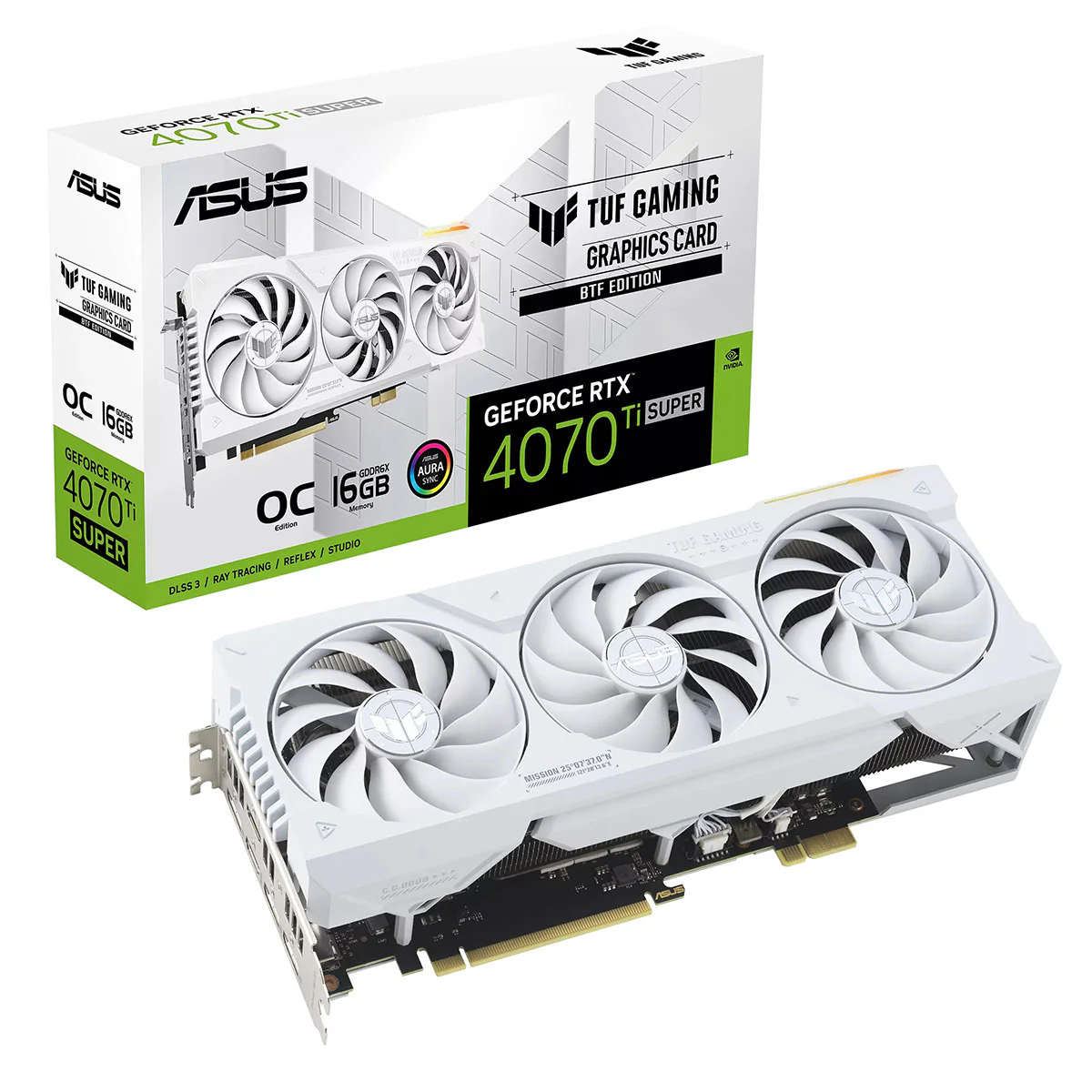 Asus TUF Gaming Geforce RTX 4070 Ti Super OC Edition 16GB GDDR6X BTF White Graphics Card - Image 15