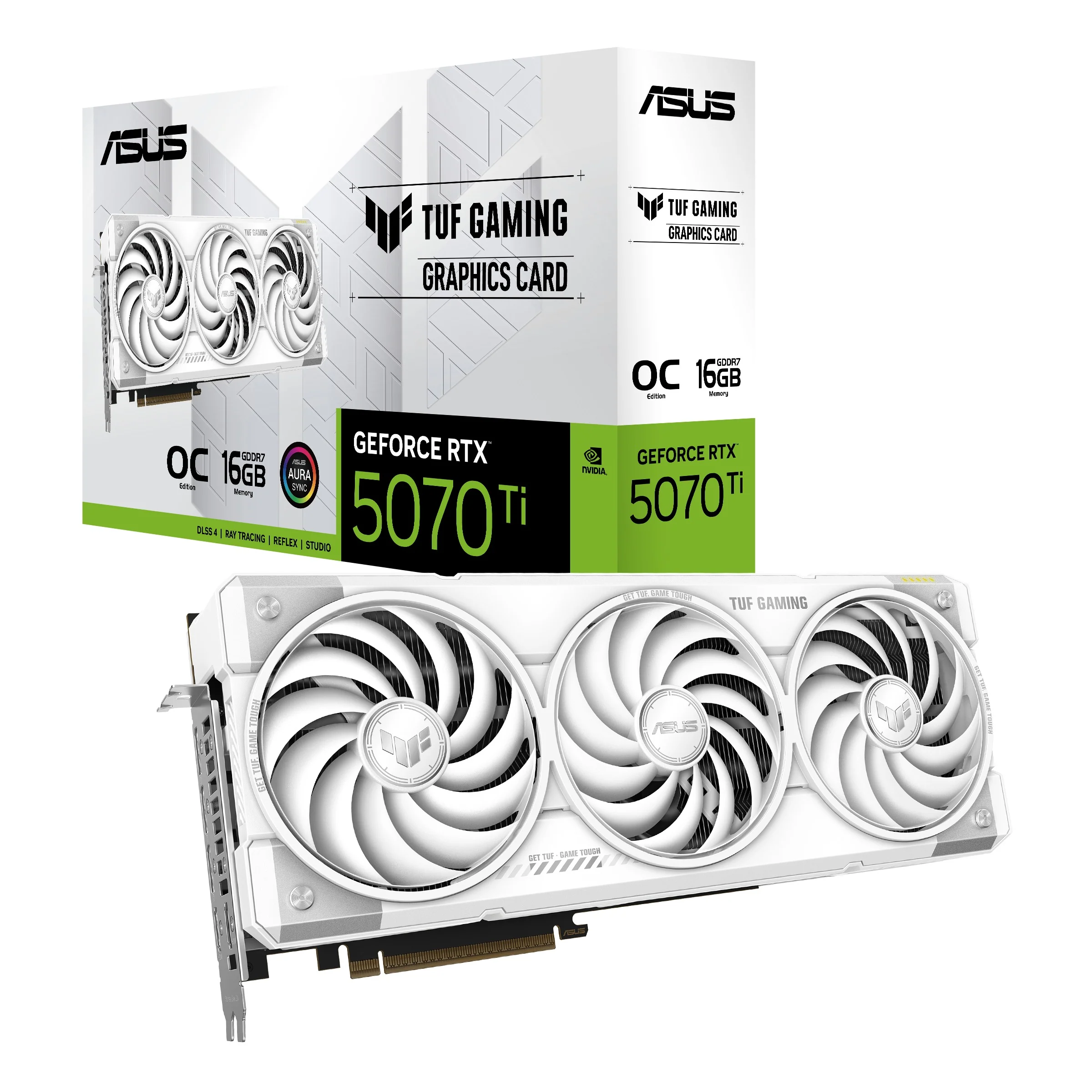 Asus TUF Gaming GeForce RTX 5070 Ti OC 16GB GDDR7 Graphics Card (White) - Image 11