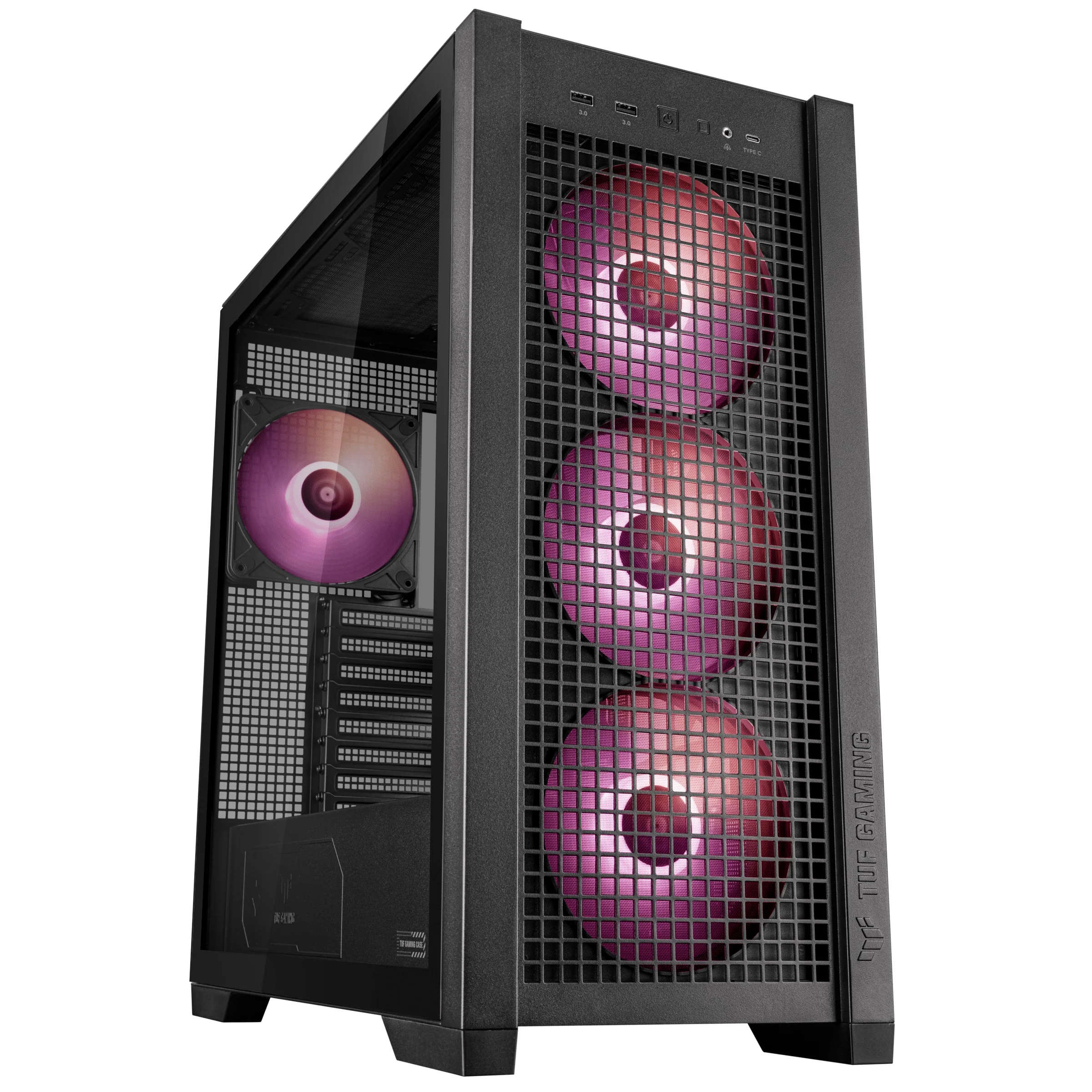 Asus TUF Gaming GT302 ARGB Fans Gaming Case (Black, White) - Image 4
