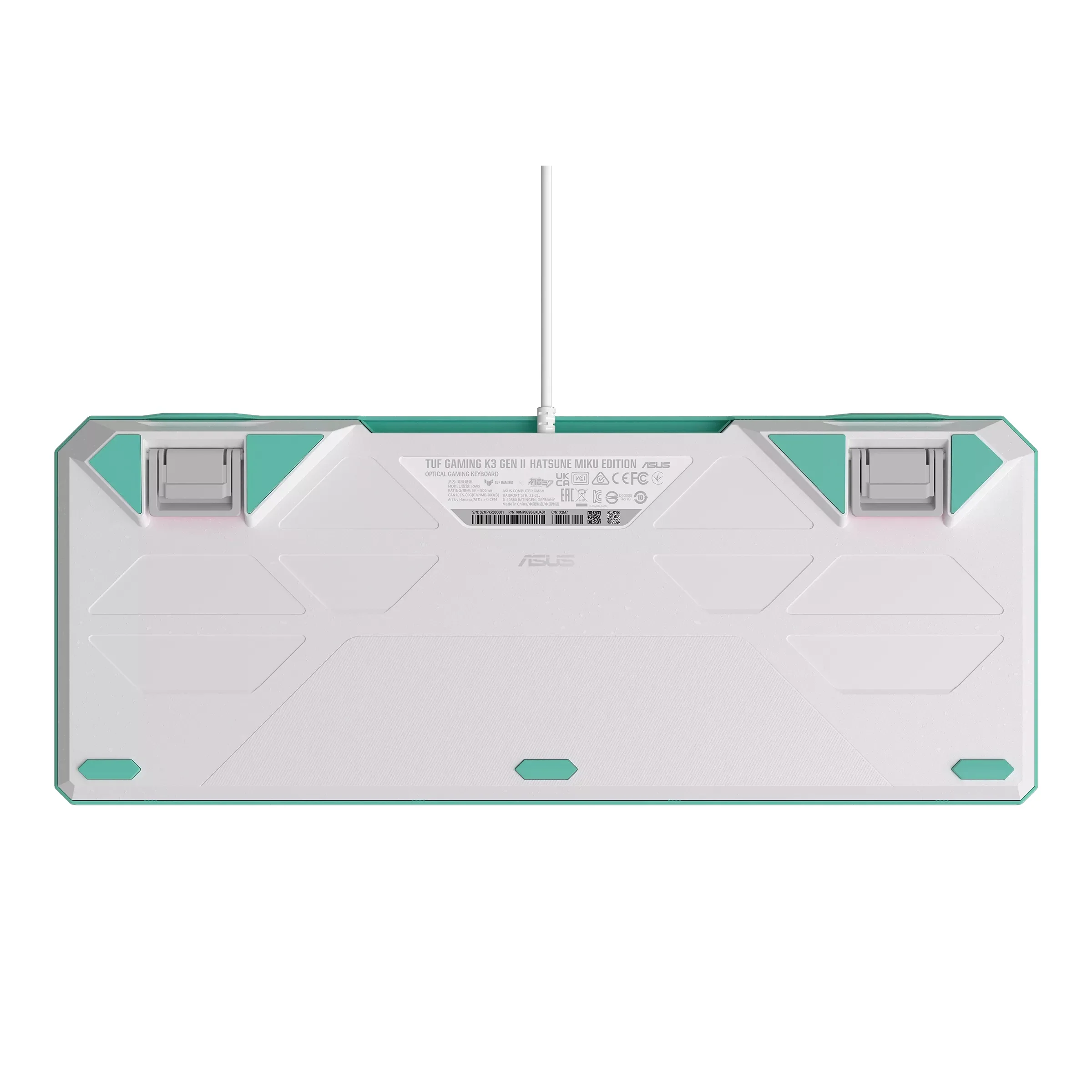 Asus TUF Gaming K3 Gen II Hatsune Miku Ed. Keyboard (Optical-Mechanical RGB Red Switch, Optical-Mechanical RGB Blue Switch) (RA09) - Image 5