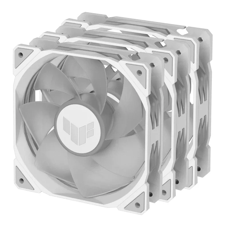 Asus TUF Gaming TR120 ARGB Reverse Fan - Triple Pack (Black, White) - Image 18