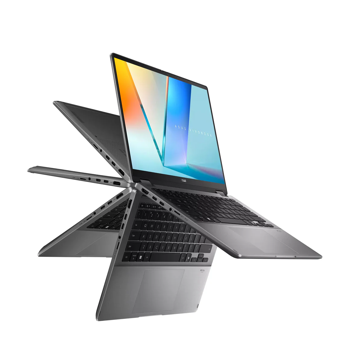 ASUS Vivobook 14 Flip TP3407SA-SG167WSM Laptop (Matte Gray) | 14" WUXGA (1920x1200) OLED | Core Ultra 5 226V | 16GB RAM | 512GB SSD | Intel Arc Graphics | Windows 11 Home | MS Office Home 2024 + MS 365 Basic + ASUS AP4600 Backpack - Image 10