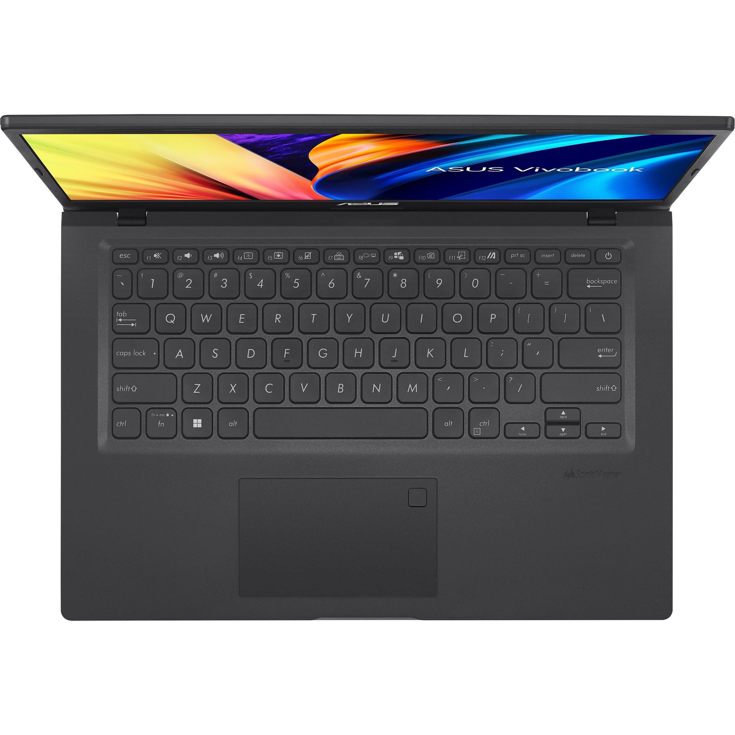 Asus Vivobook 14 X1400EA-EB1943WS Laptop (Indie Black) | 14” (1920 x 1080) FHD | i7-1165G7 | 8GB RAM | 512GB SSD | Intel Iris Xᵉ Graphics | Windows 11 Home | MS Office Home & Student 2021 | Asus BP1504 Casual Backpack - Image 4