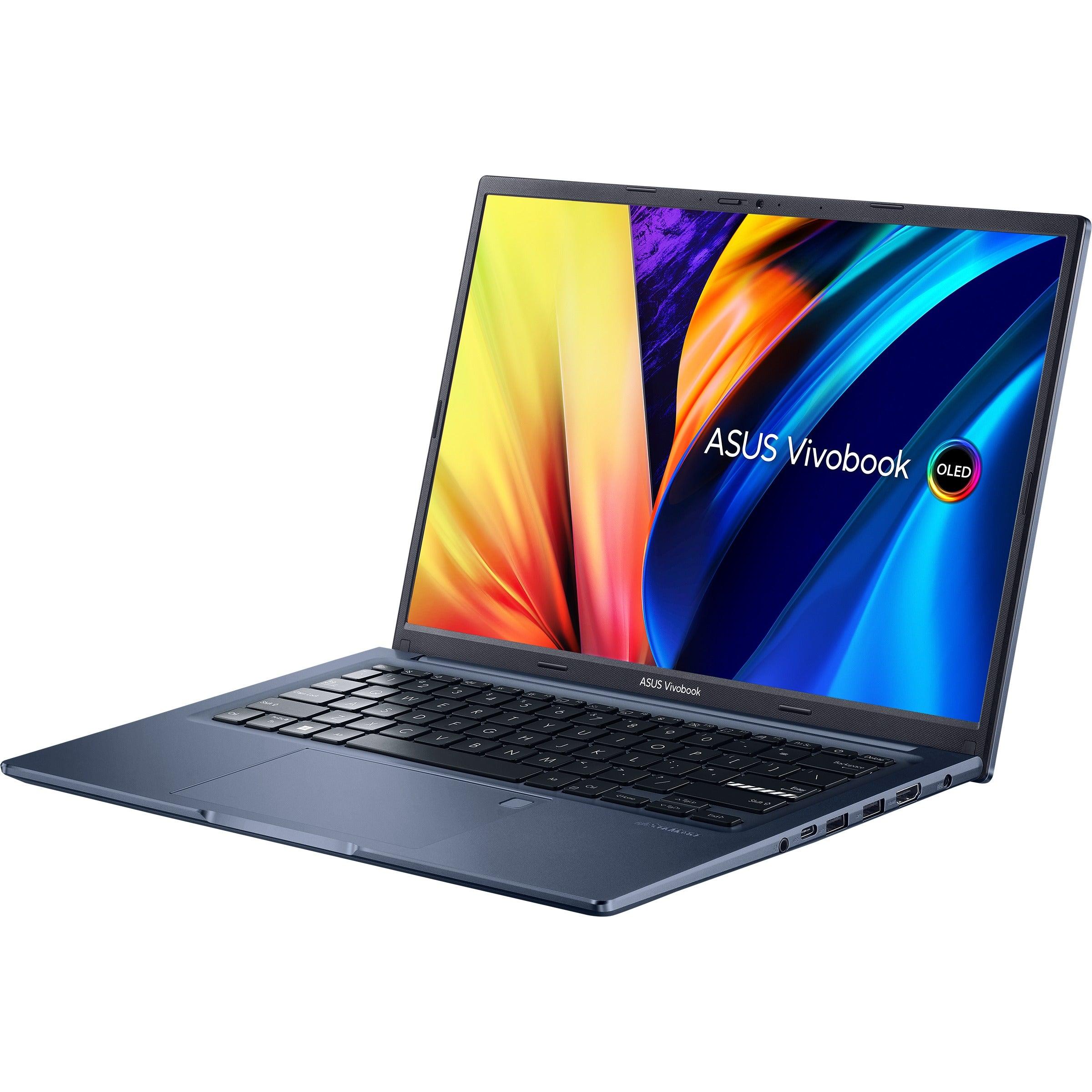 Asus Vivobook 14X OLED M1403QA-LY501WS Laptop (Quiet Blue) | 14" 1920 x 1200 | Ryzen 5 5600H | 8 GB RAM DDR4 | 512 GB SSD | AMD Radeon Vega 7 | Windows 11 Home | MS Office Home & Student 2021 | Asus BP1504 Casual Backpack - Image 11