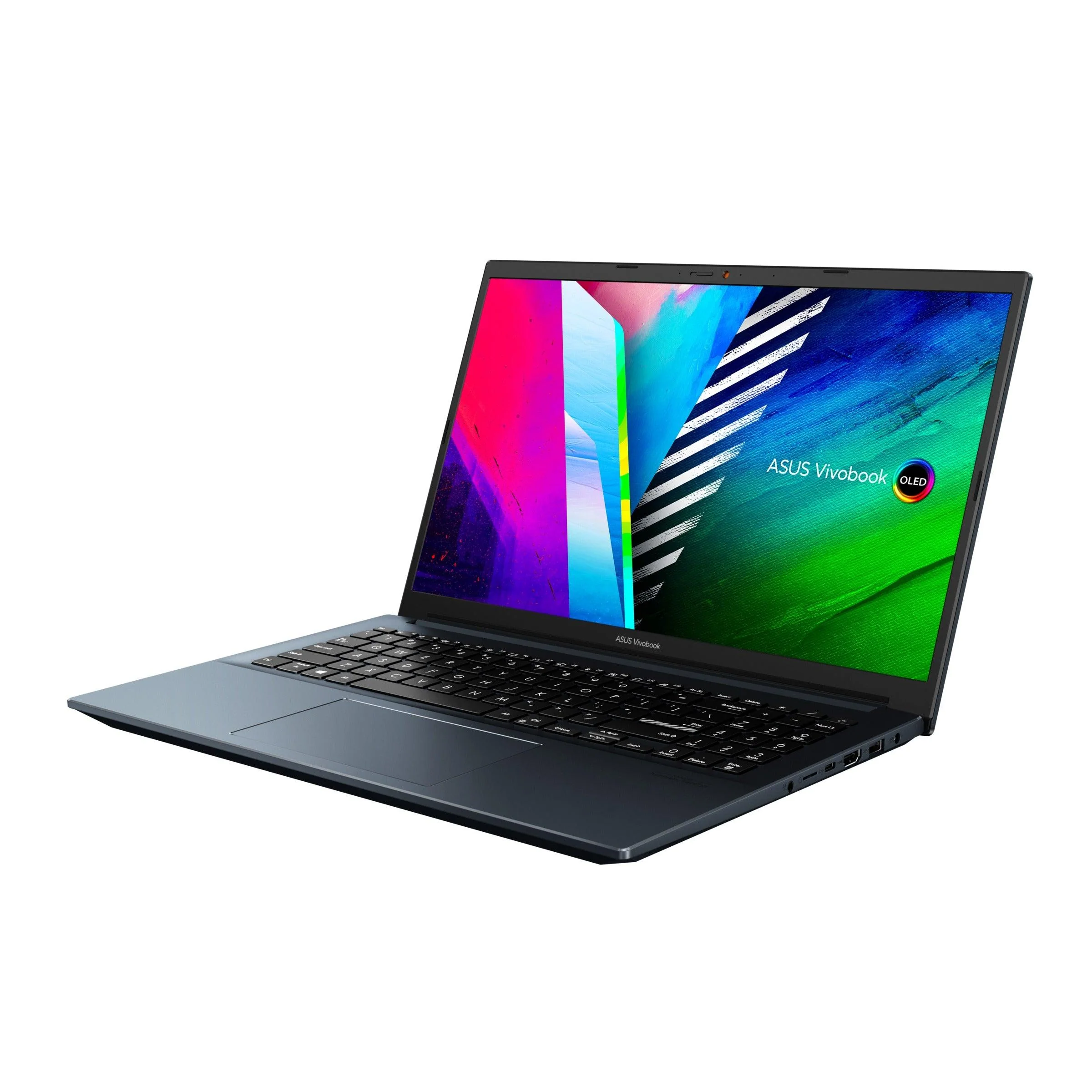 Asus Vivobook 15 OLED M3500QC-KJ498WS Laptop (Quiet Blue) | 15.6” FHD (1920 x 1080) | Ryzen™ 5 5600H | 512 GB SSD | RTX 3050 | Windows 11 Home | MS Office Home & Student 2021 | Asus BP1504 Casual Backpack - Image 4