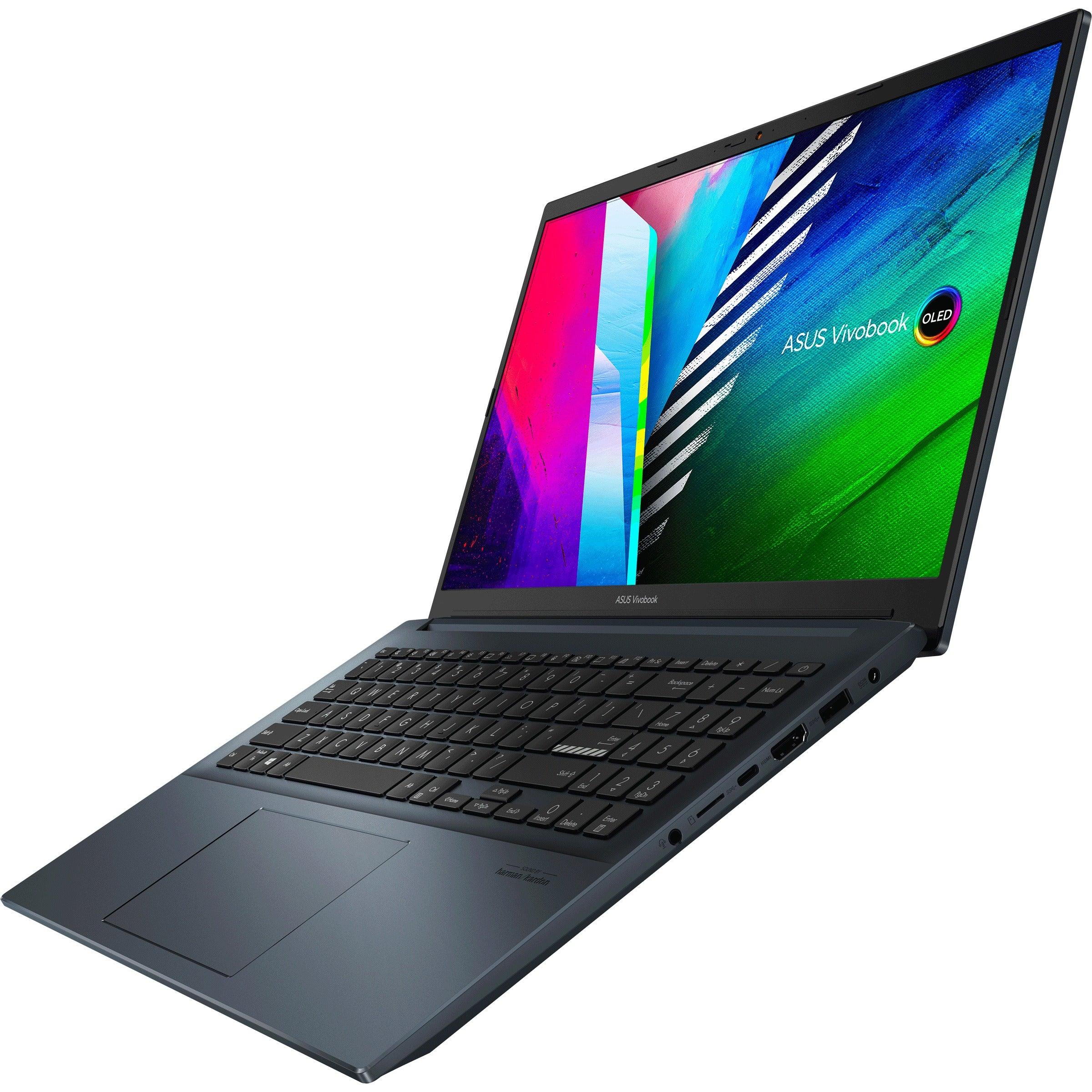 Asus Vivobook 15 OLED M3500QC-KJ498WS Laptop (Quiet Blue) | 15.6” FHD (1920 x 1080) | Ryzen™ 5 5600H | 512 GB SSD | RTX 3050 | Windows 11 Home | MS Office Home & Student 2021 | Asus BP1504 Casual Backpack - Image 7