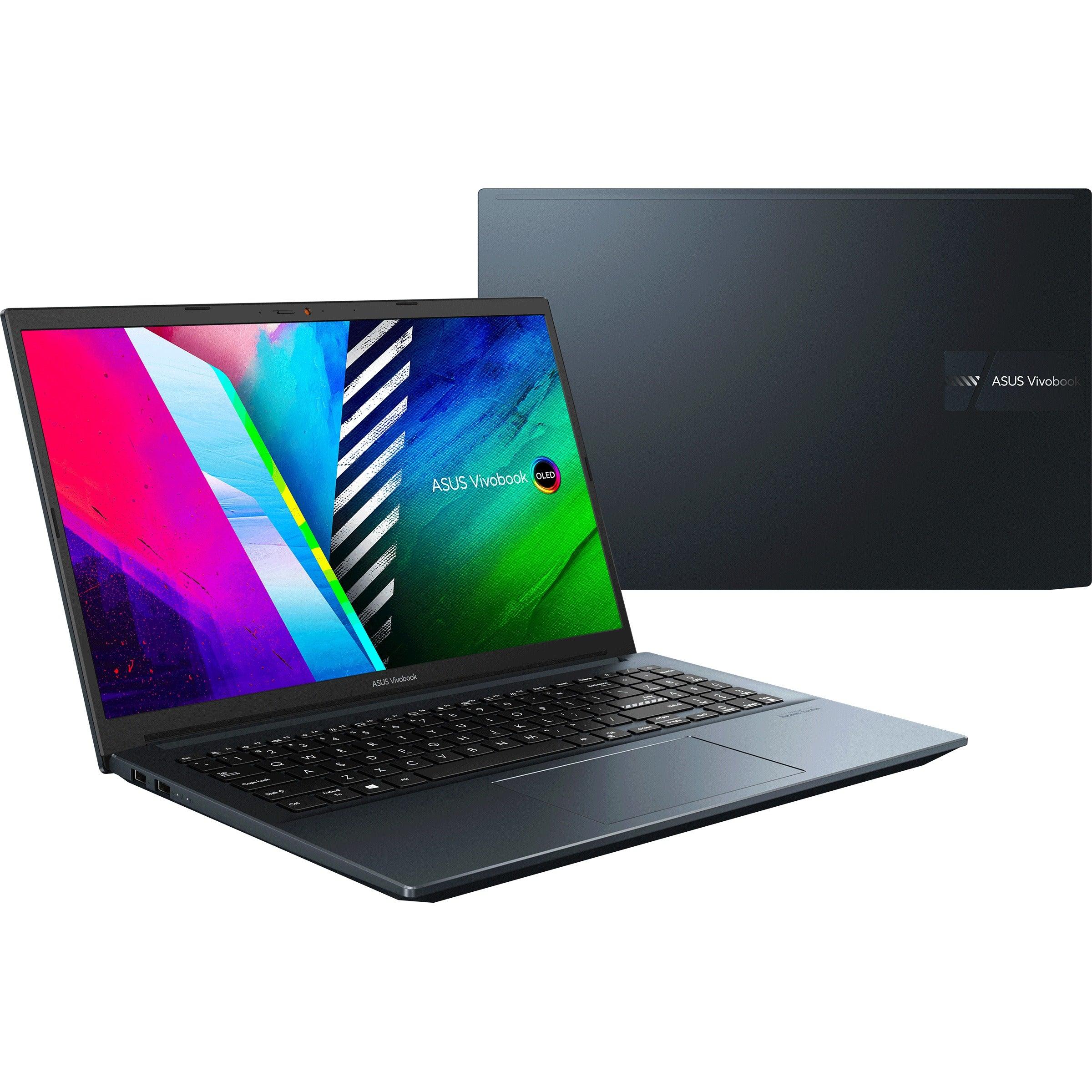 Asus Vivobook 15 OLED M3500QC-KJ498WS Laptop (Quiet Blue) | 15.6” FHD (1920 x 1080) | Ryzen™ 5 5600H | 512 GB SSD | RTX 3050 | Windows 11 Home | MS Office Home & Student 2021 | Asus BP1504 Casual Backpack - Image 8