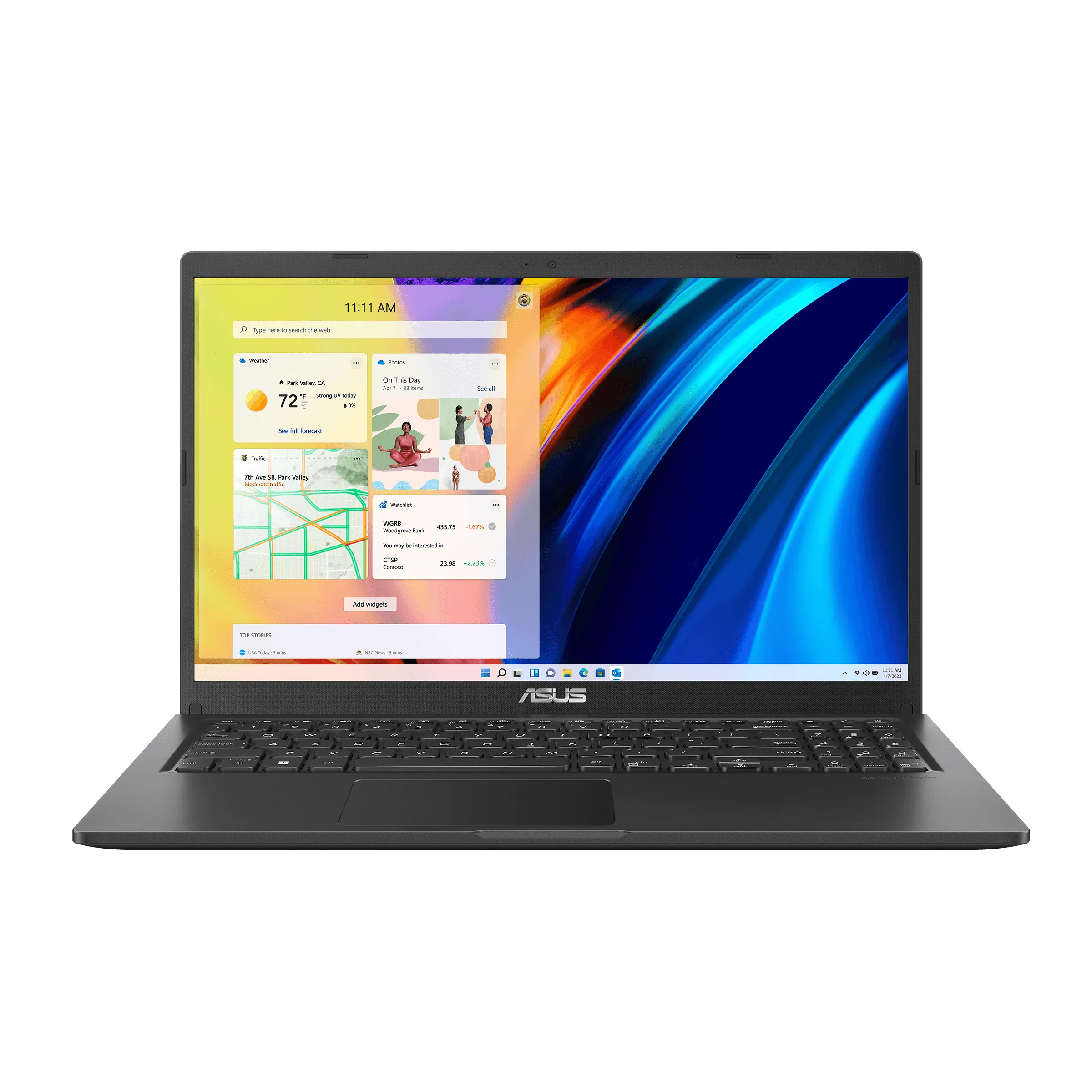 Asus Vivobook 15 X1500EA-EJ3725WS Laptop (Indie Black) | 15.6" FHD (1920 X 1080) | i3-1115G4 | 8GB RAM | 256GB SSD | Intel UHD Graphics | Windows 11 Home | MS Office Home & Student 2021 | Asus AP4600 Backpack - Image 2