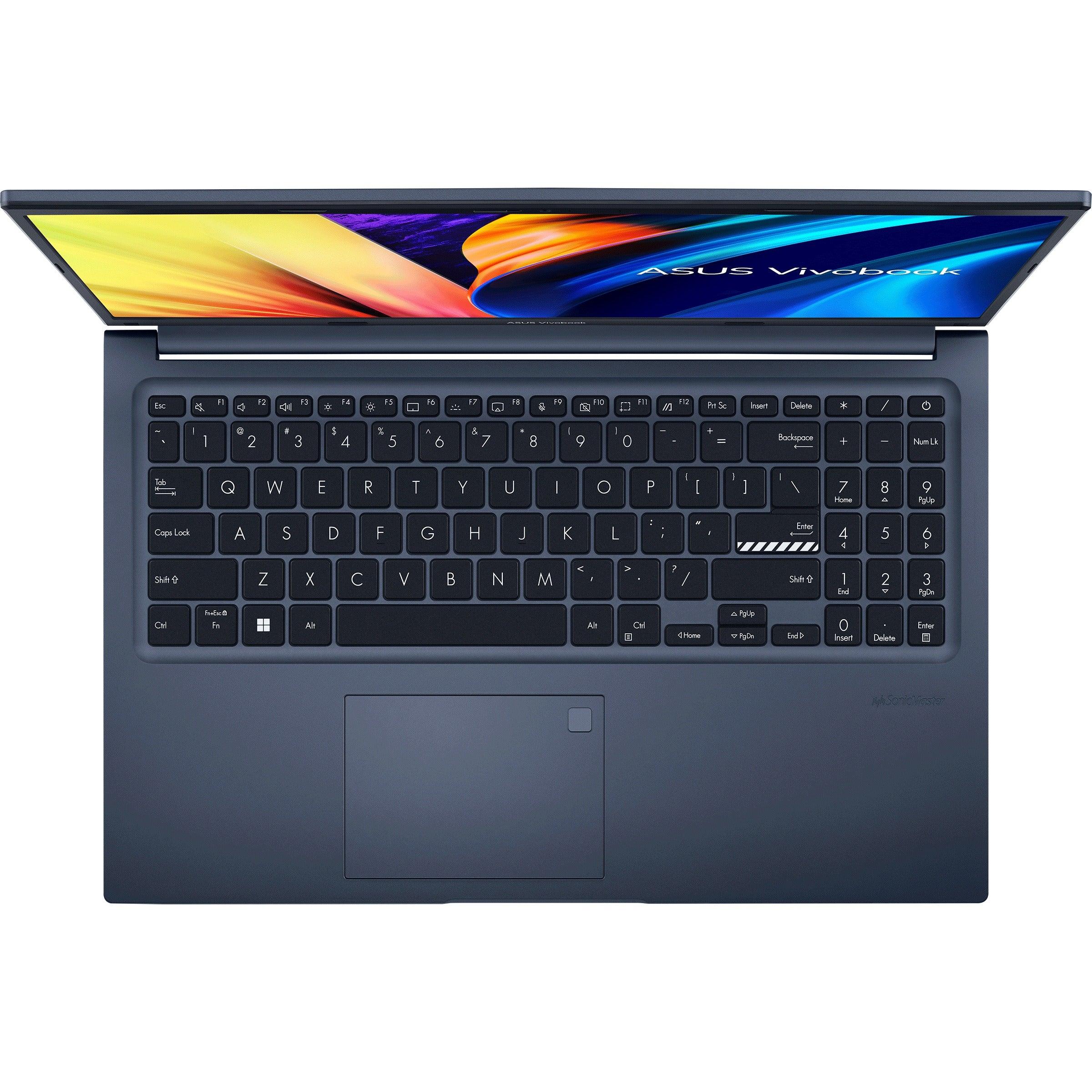 Asus Vivobook 15 X1502ZA-EJ983WS Laptop (Quiet Blue) | 15.6" FHD (1920 x 1080) | i3-1220P | 8GB RAM | 512GB SSD | Intel® UHD Graphics | Windows 11 Home | MS Office H&S 2021 | ASUS BP1504 Casual Backpack - Image 7