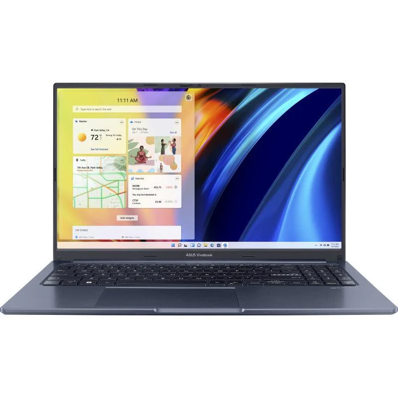 ASUS Vivobook 15X OLED M1503IA-L1071WS Laptop (Quiet Blue) | 15.6" FHD OLED | Ryzen™ 5 4600H | 8GB DDR4 | 512GB SSD | AMD Radeon™ Graphics | Windows 11 Home | MS Office Home & Student 2021 | ASUS BP1504 Casual Backpack - Image 2