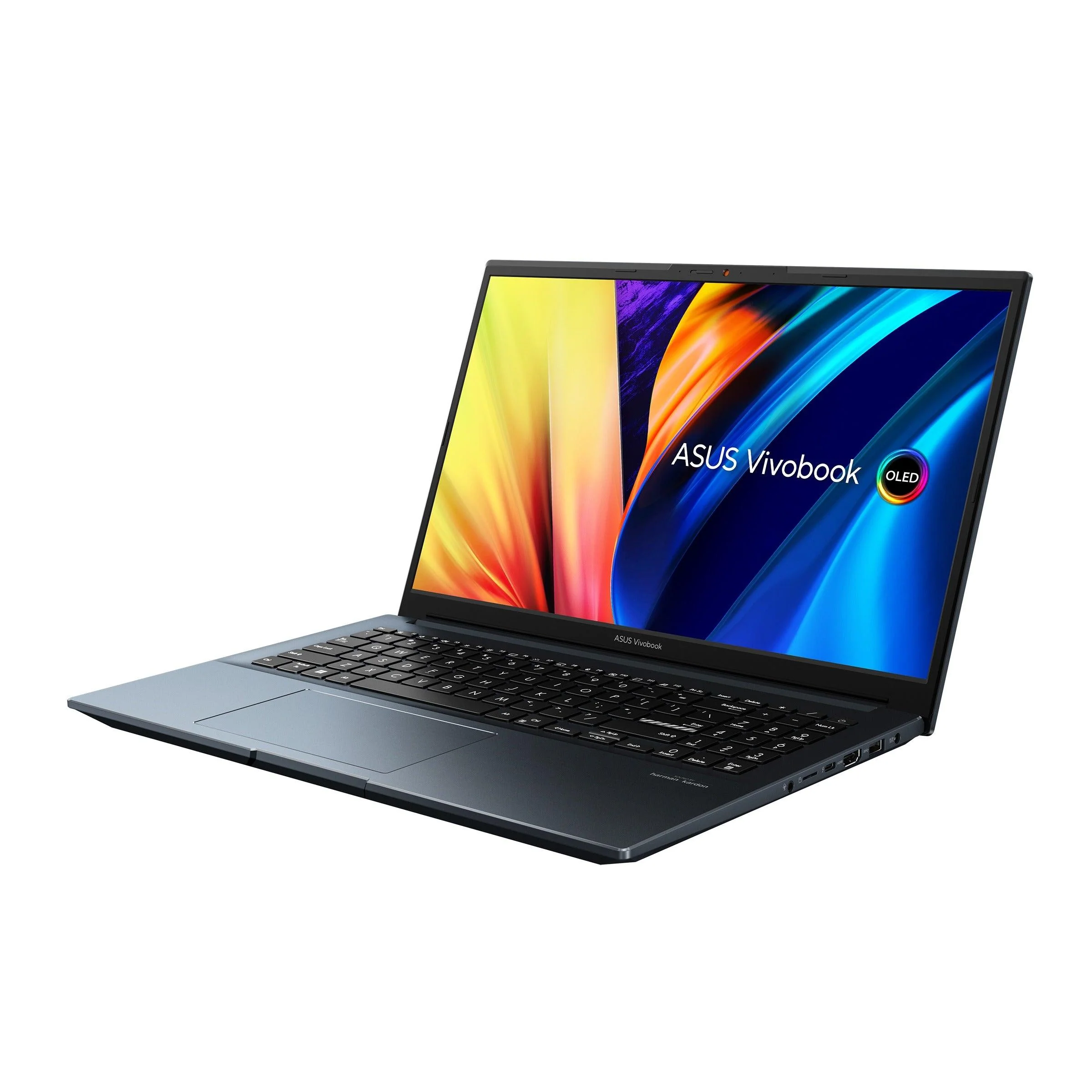 Asus Vivobook Pro 15 Oled K6500ZE-MA111WS Laptop (Quiet Blue) | 15.6” 2.8K | i7-12650H | 16 GB RAM | 512 GB SSD | NVIDIA® GeForce® RTX™ 3050 Ti | Windows 11 Home | MS Office Home & Student 2021 | Asus BP1504 Casual Backpack - Image 4