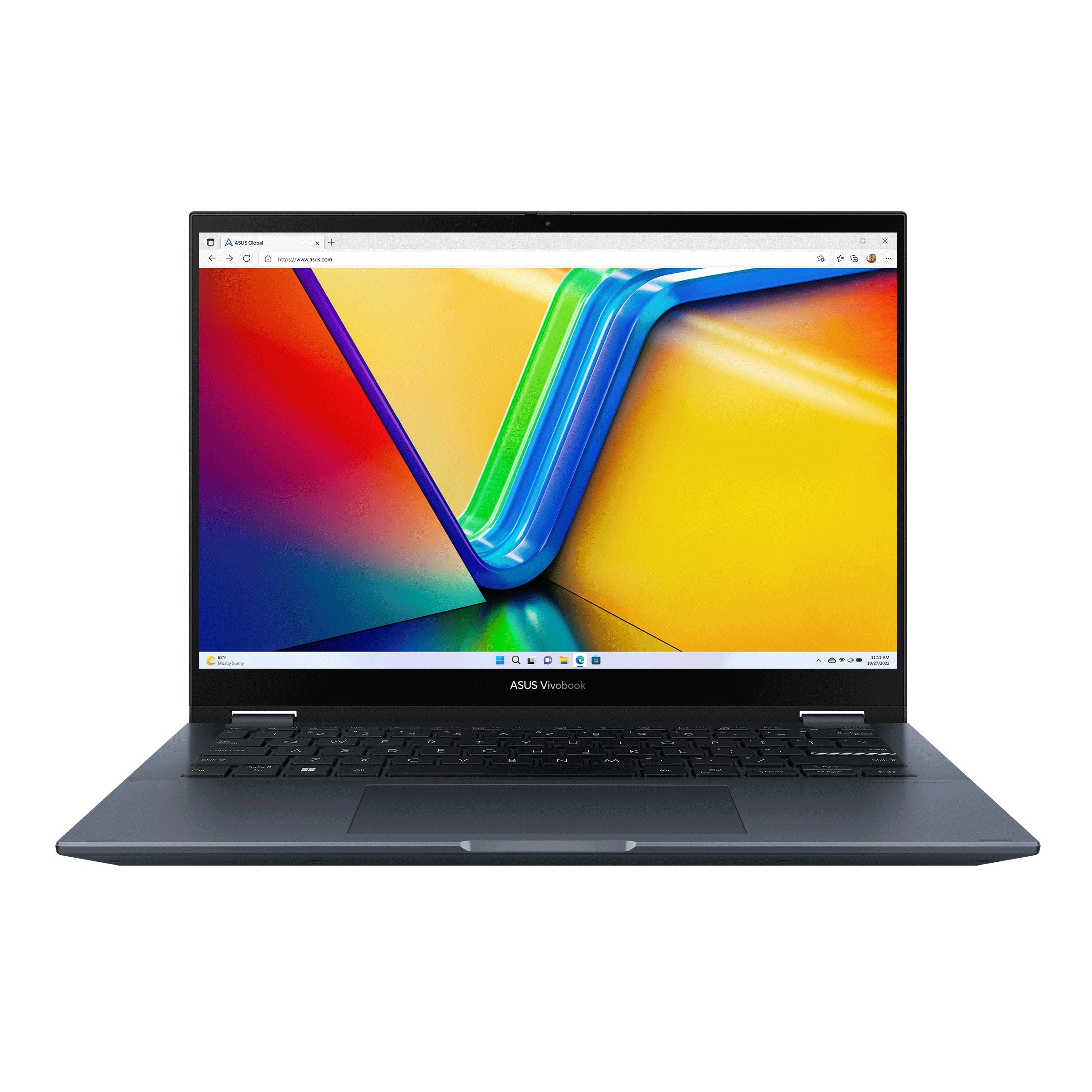 Asus Vivobook S 14 Flip TN3402YA-LZ096WS Laptop (Quiet Blue) | 14 WUXGA | R5-7530U | 1TB SSD | 16GB RAM | AMD Radeon Graphics | Windows 11 Home | MS Office Home & Student 2021 | Asus BP1504 Casual Backpack - Image 2