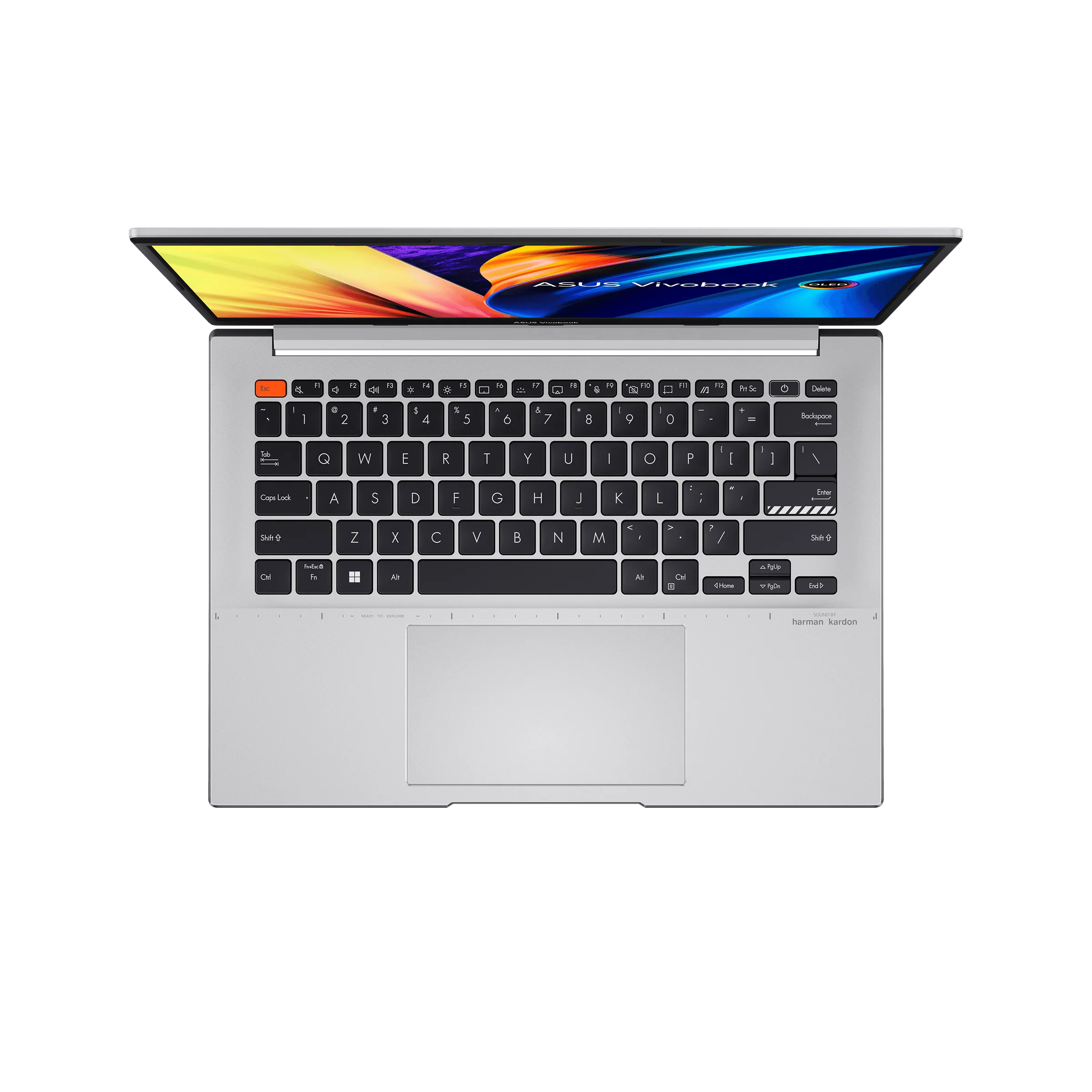 Asus Vivobook S 14 Oled K3402ZA-KM130WS Laptop (Neutral Grey) | 14" 2.8K | i5-12500H | 4GB DDR4 | 512 GB SSD | Intel® Iris Xe Graphics | Windows 11 Home | MS Office H&S 2021 | Asus BP1504 Backpack - Image 3