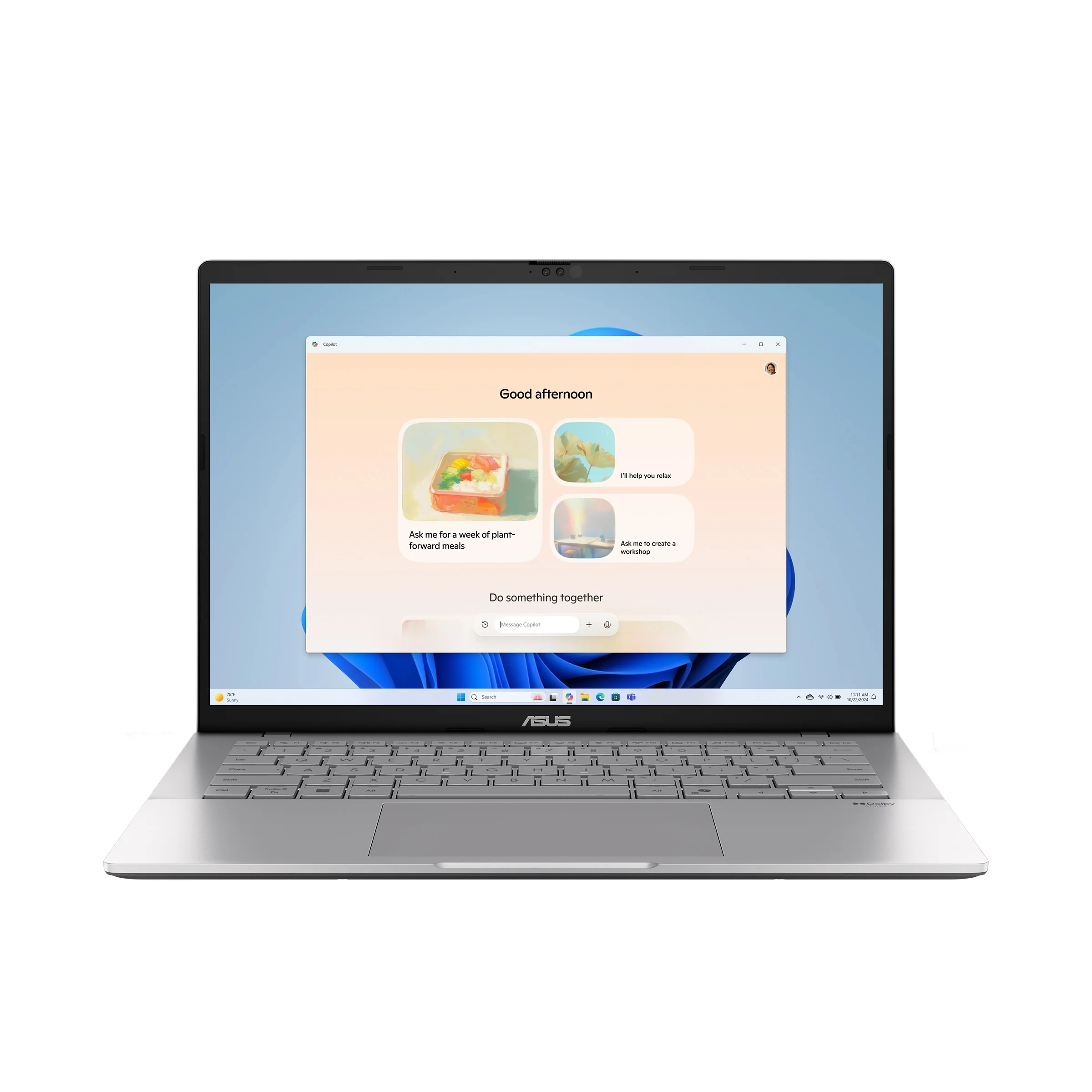 Asus Vivobook S14 S3407VA-LY088WSM Laptop (Cool Silver) | 14" WUXGA (1920x1200) IPS | Core 5 210H | 16GB RAM | 512GB SSD | Intel UHD Graphics | Windows 11 Home | MS Office Home 2024 + MS 365 Basic + P307 TUF Gaming M4 Air Mouse + Asus AP4600 Backpack - Image 2