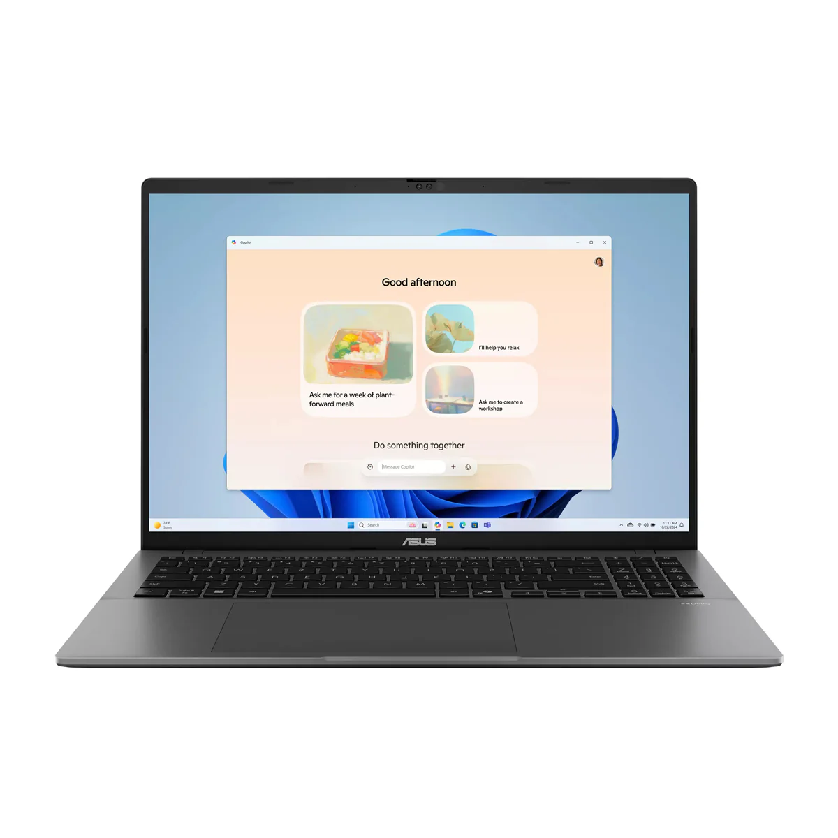 ASUS Vivobook S16 S3607CA-RP170WSM Laptop (Matte Gray) | 16" WUXGA (1920x1200) IPS | Core Ultra 7 255H | 16GB RAM | 1TB SSD | Intel Arc Graphics | Windows 11 Home | MS Office Home & Student 2024 + ASUS AP4600 Backpack - Image 2