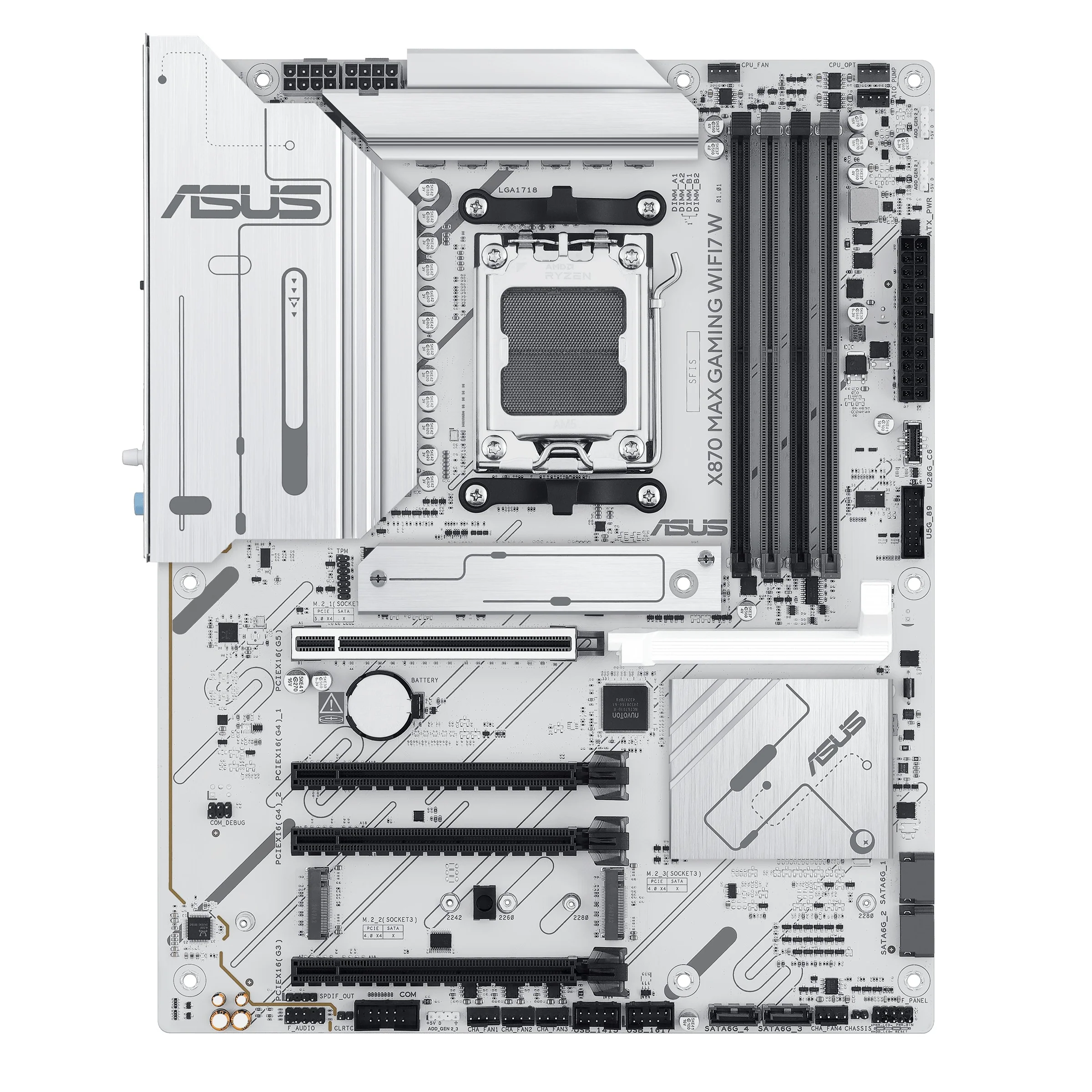 Asus X870 MAX Gaming WiFi7 W Motherboard + Kingston Fury Beast RGB 8GB DDR5 6000MT/s CL30-36-36 1.4V EXPO/XMP Desktop Memory (KF560C30BBEA-8) - Image 2