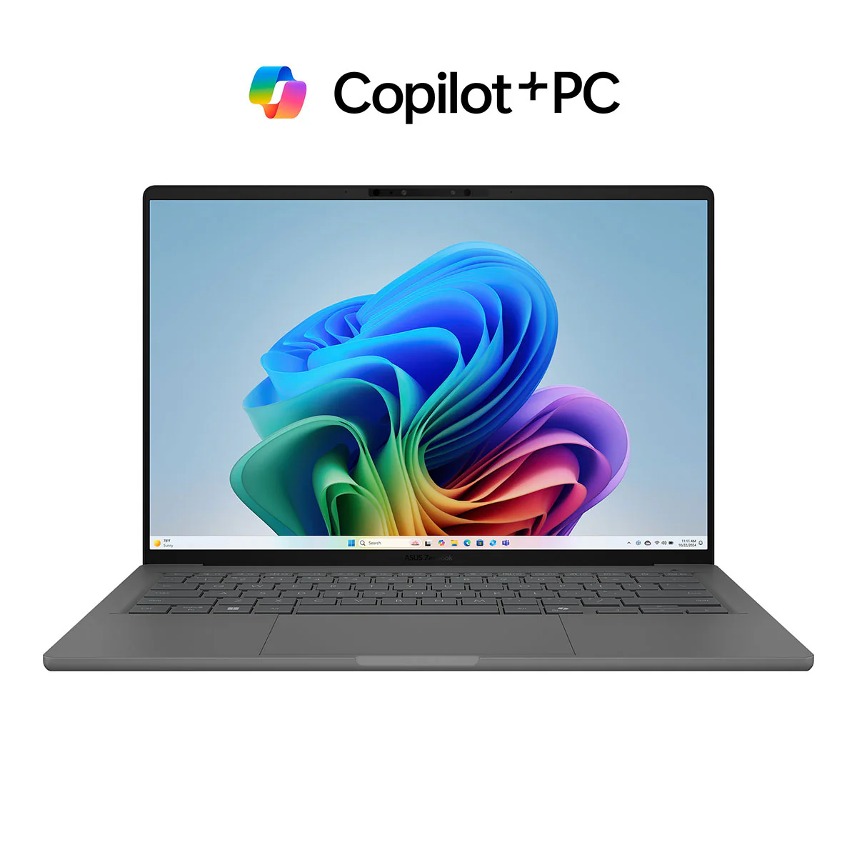 Asus Zenbook 14 UX3407QA-SB397WSM Laptop (Iceland Gray) | 14 WUXGA | Snapdragon X X1 26 100 | 16GB RAM | 512GB SSD | Qualcomm Adreno | Windows 11 home | Microsoft Office Home 2024 + Microsoft 365 Basic | Asus AP4600 Backpack - Image 2